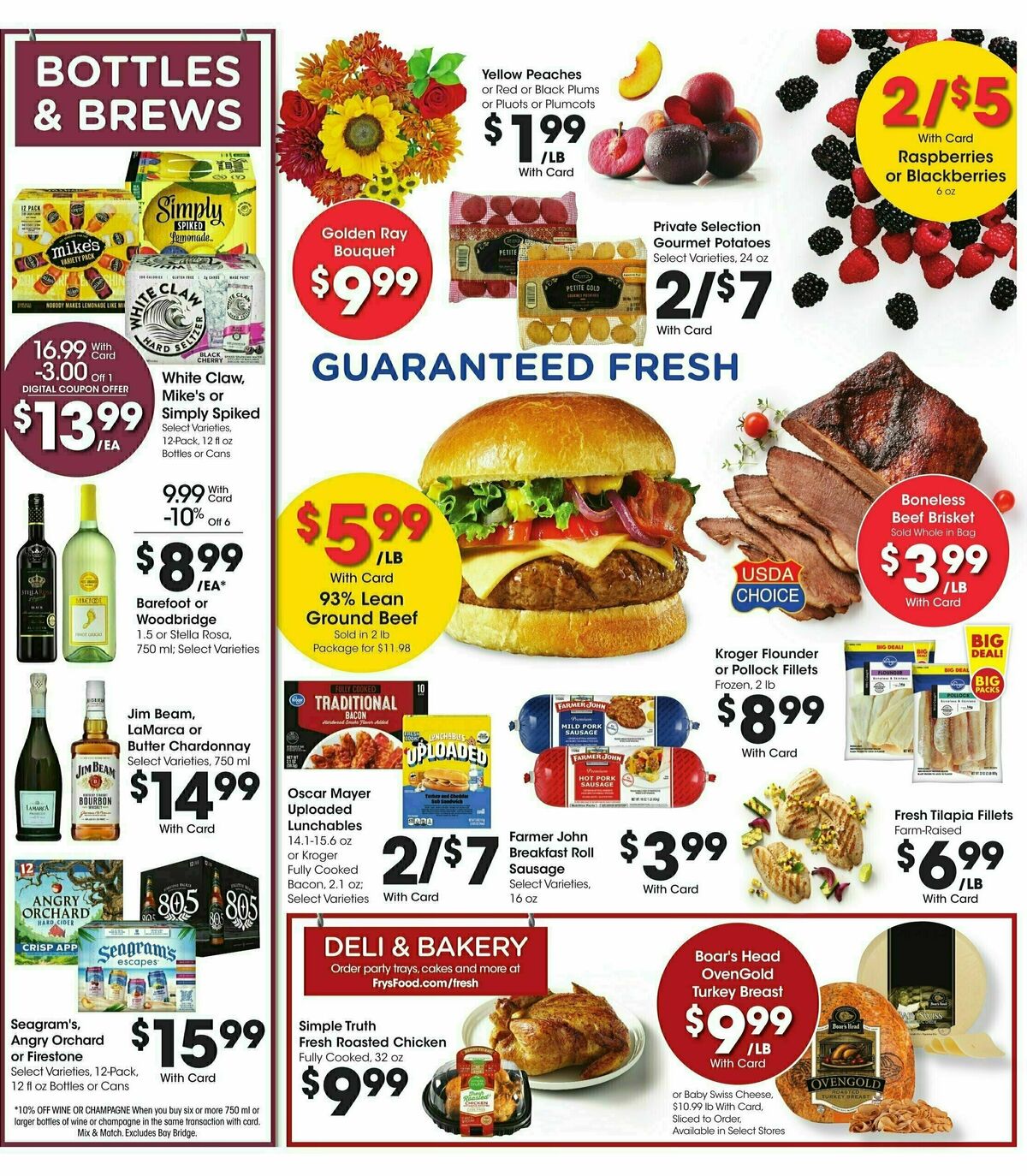 Fry's Food Weekly Ad from September 11