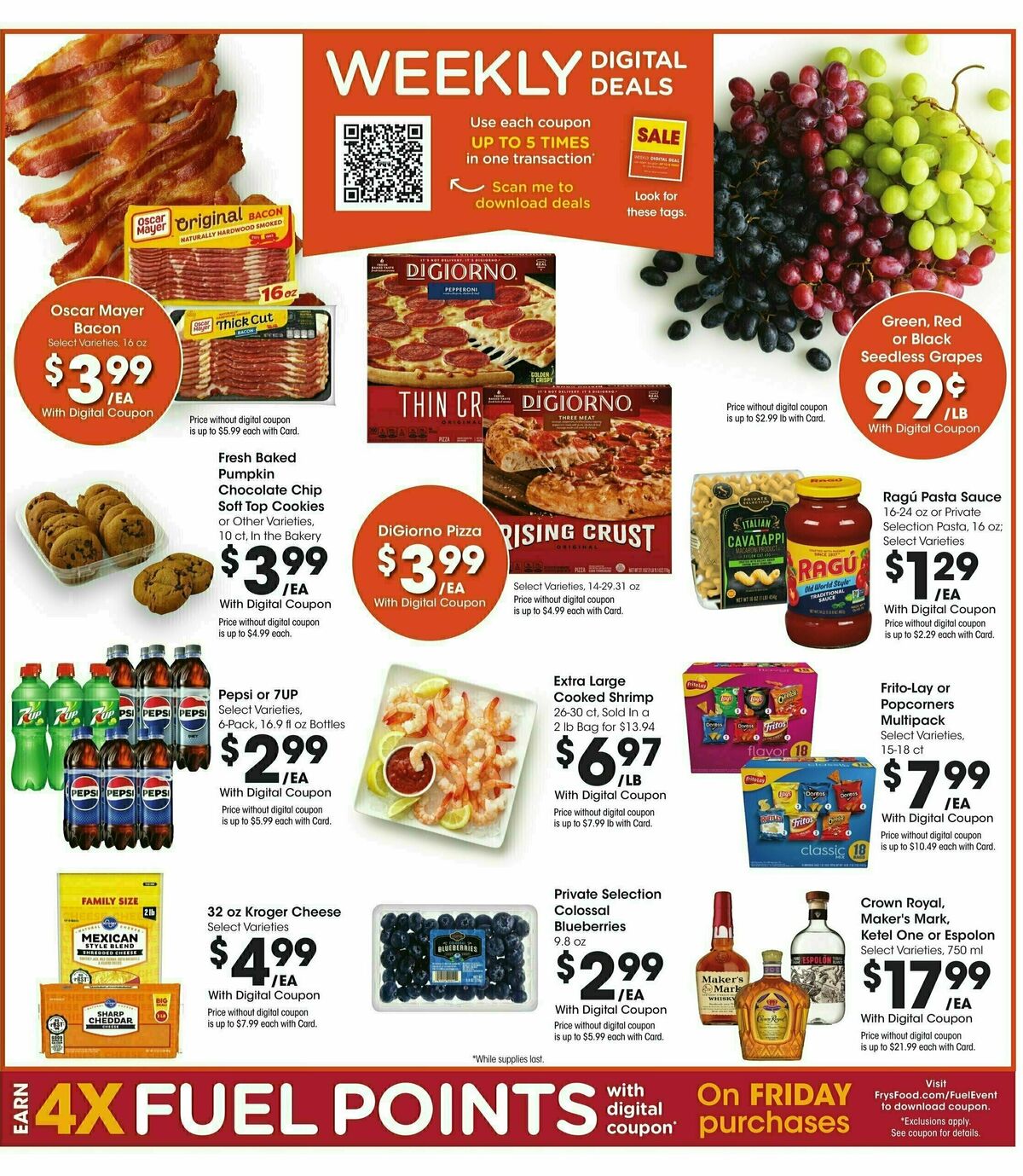 Fry's Food Weekly Ad from September 11