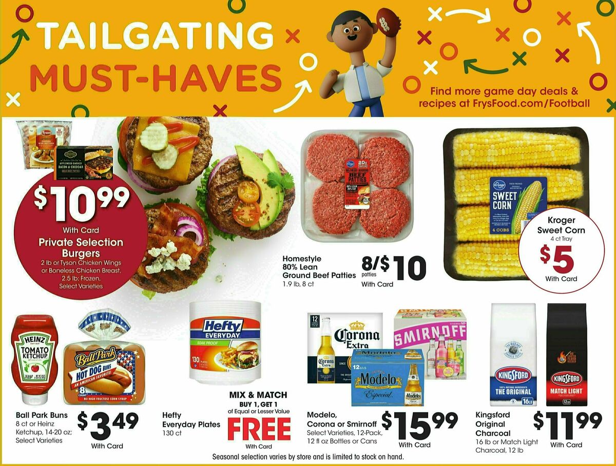 Fry's Food Weekly Ad from September 11