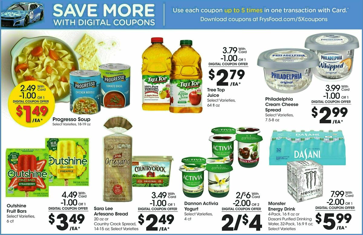 Fry's Food Weekly Ad from September 18