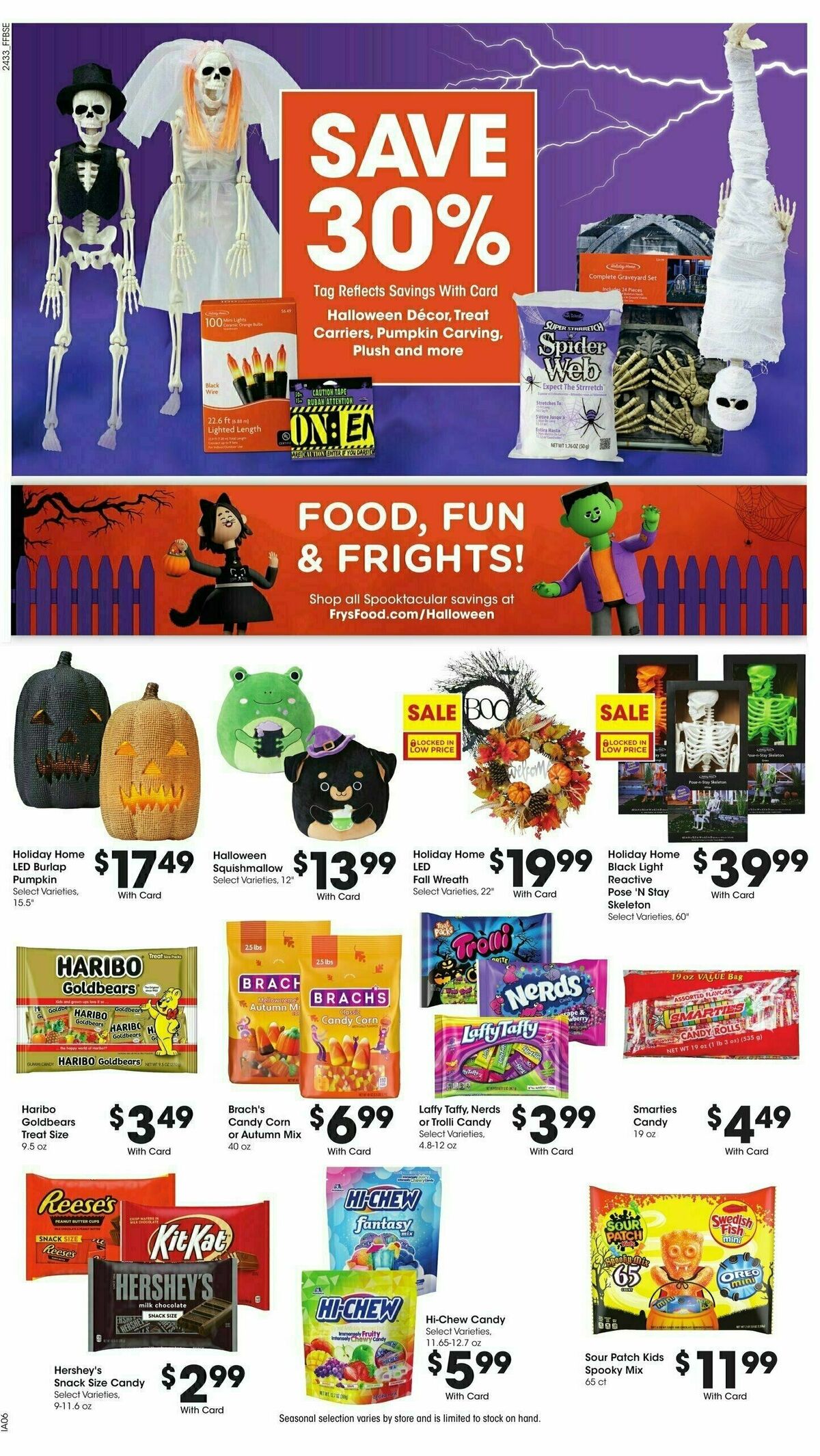 Fry's Food Weekly Ad from September 18