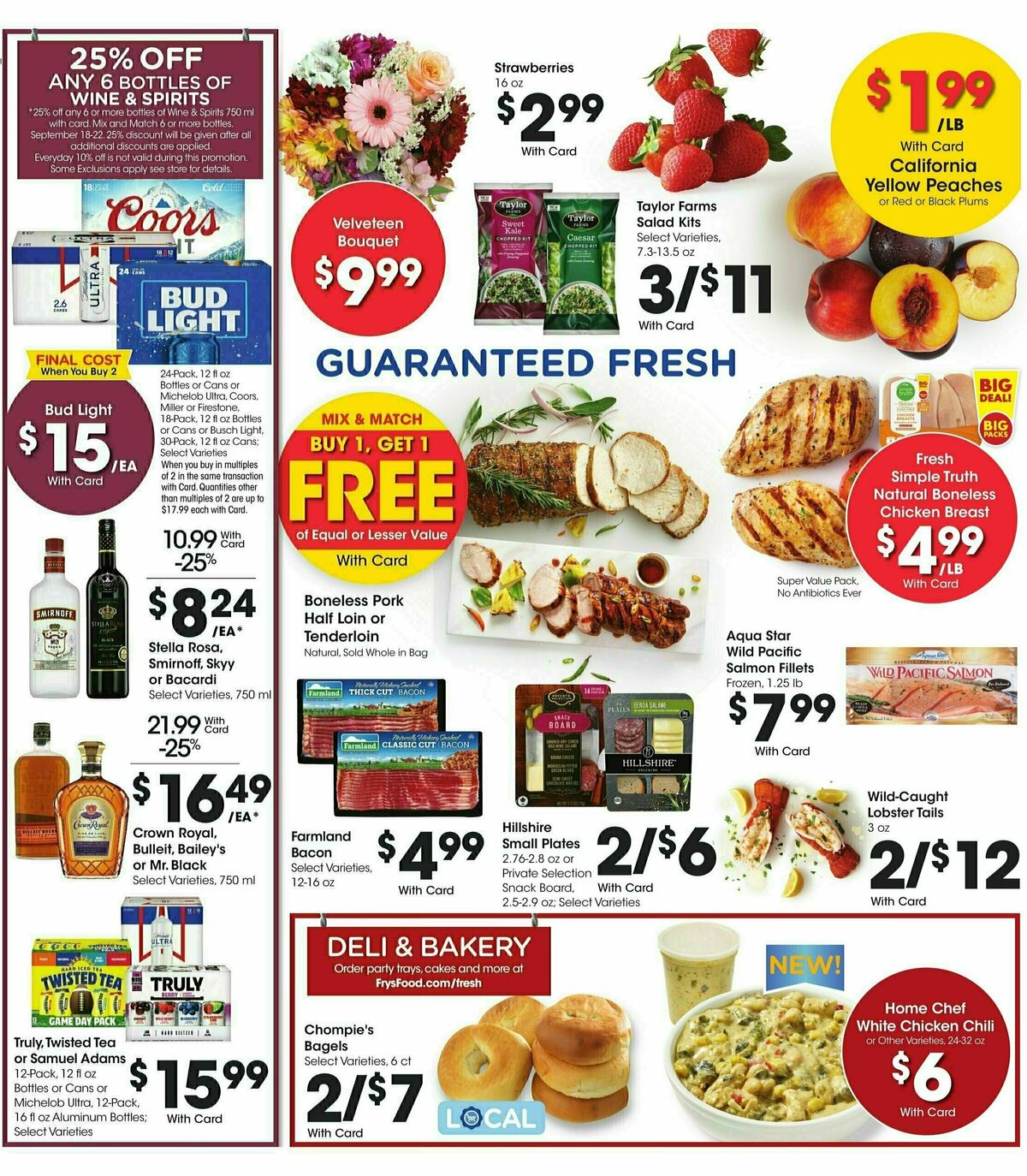 Fry's Food Weekly Ad from September 18