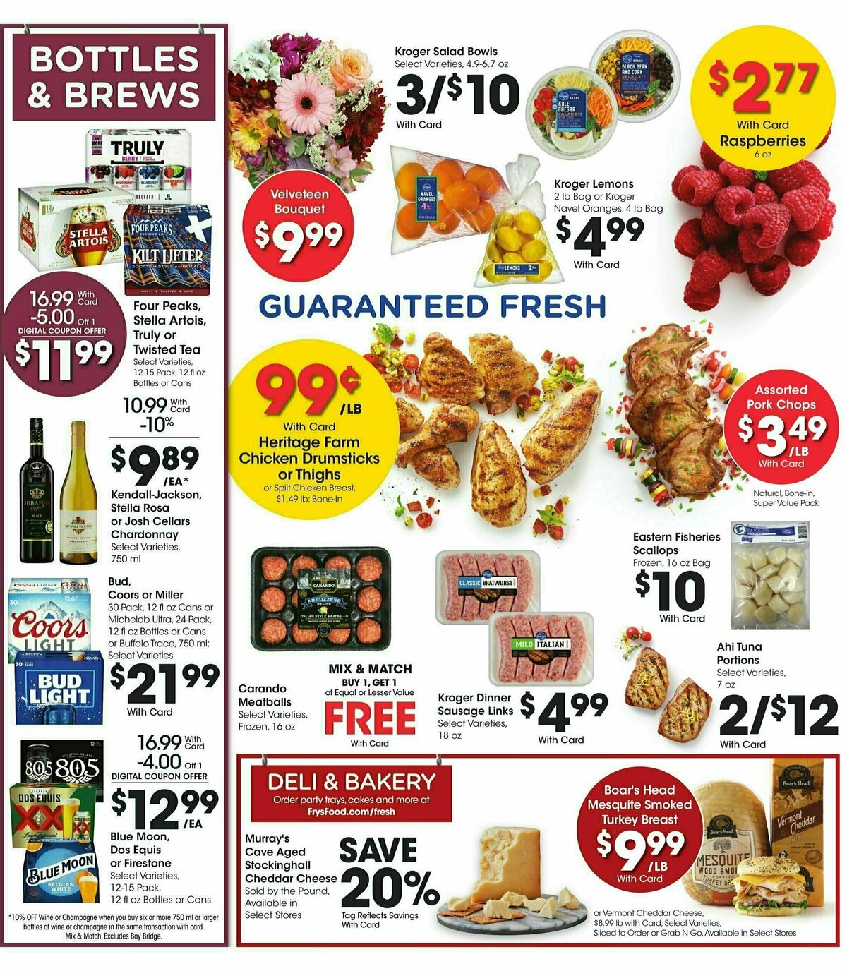 Fry's Food Weekly Ad from September 25