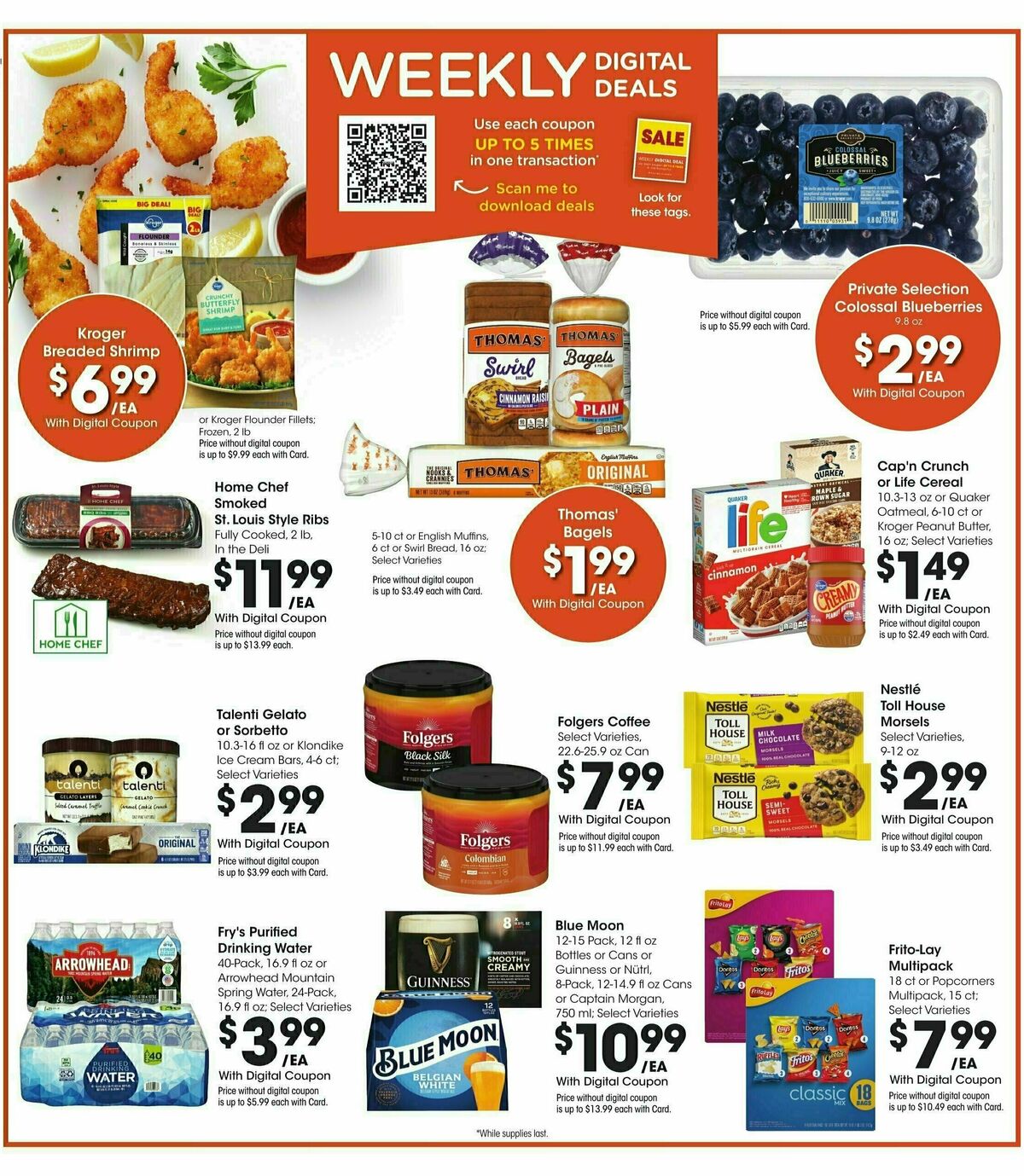 Fry's Food Weekly Ad from October 2