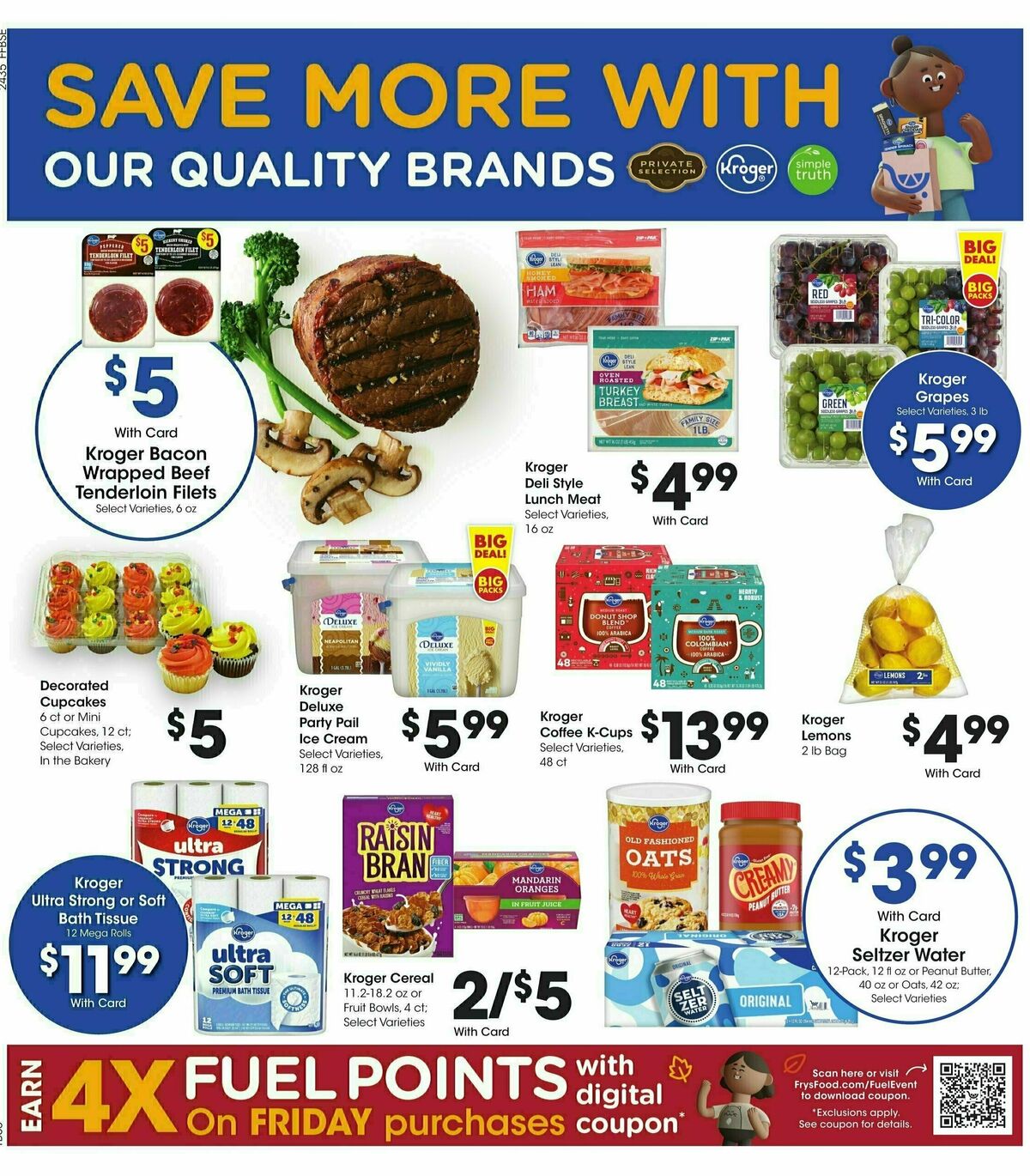 Fry's Food Weekly Ad from October 2