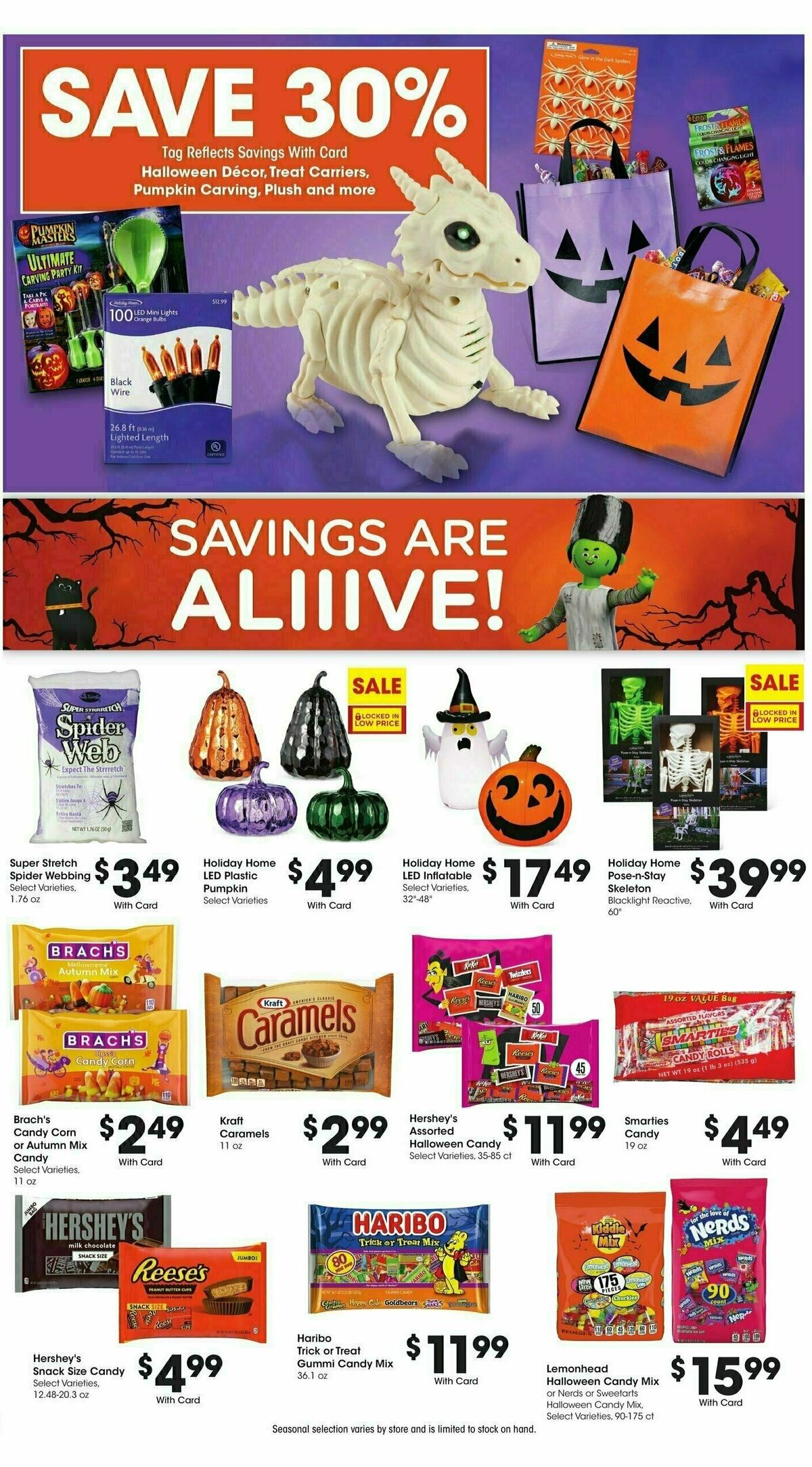 Fry's Food Weekly Ad from October 9