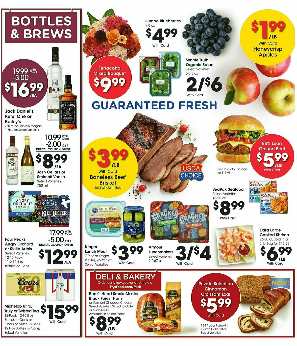 Fry's Food Weekly Ad from October 9