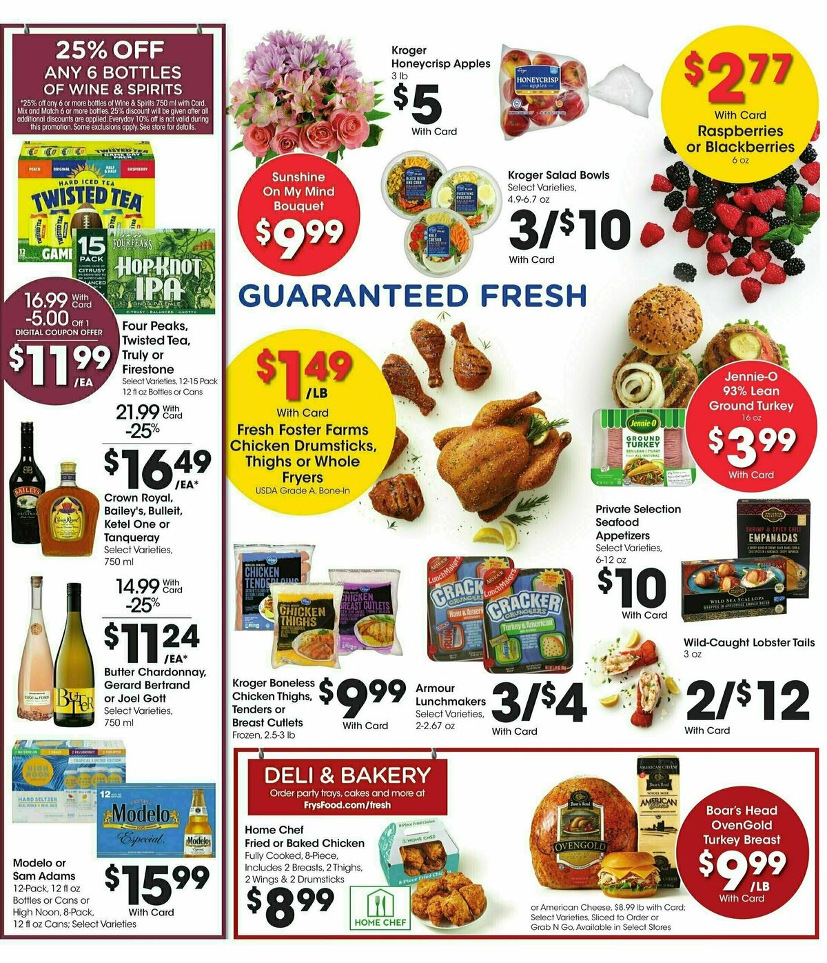 Fry's Food Weekly Ad from October 23