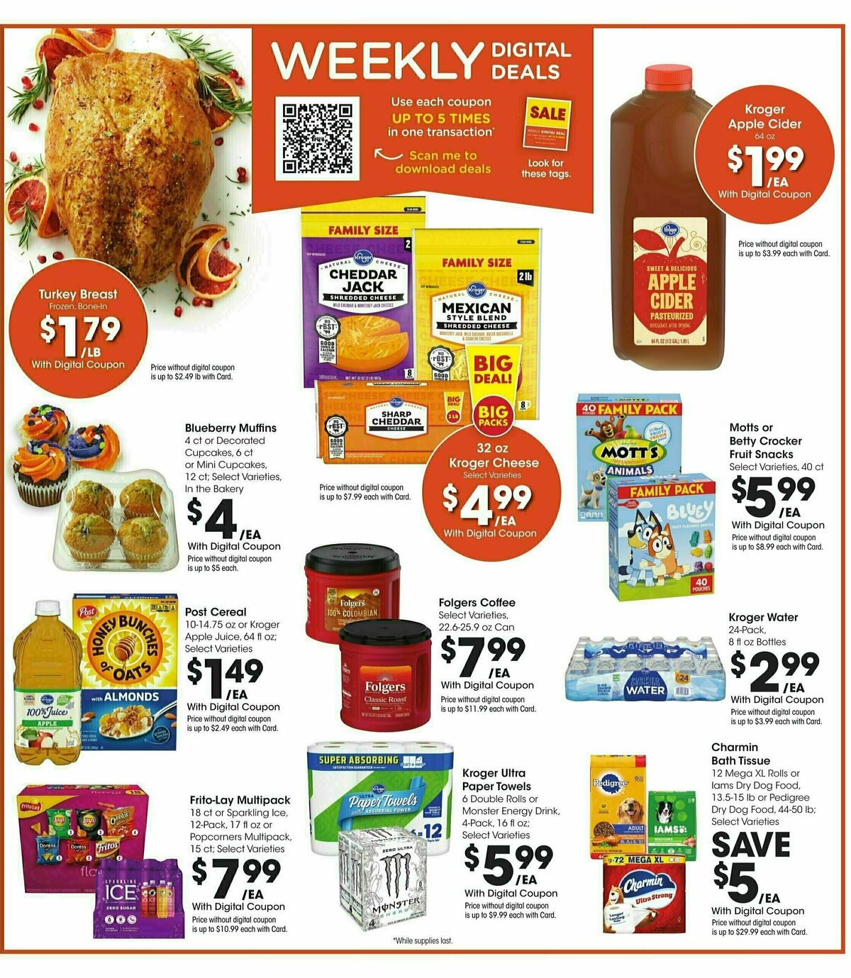 Fry's Food Weekly Ad from October 23