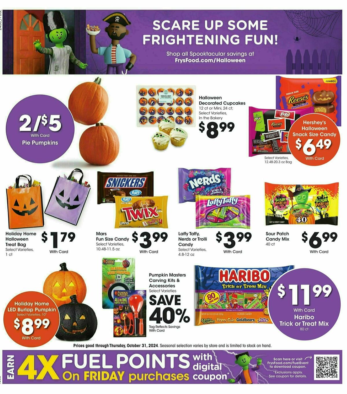 Fry's Food Weekly Ad from October 23