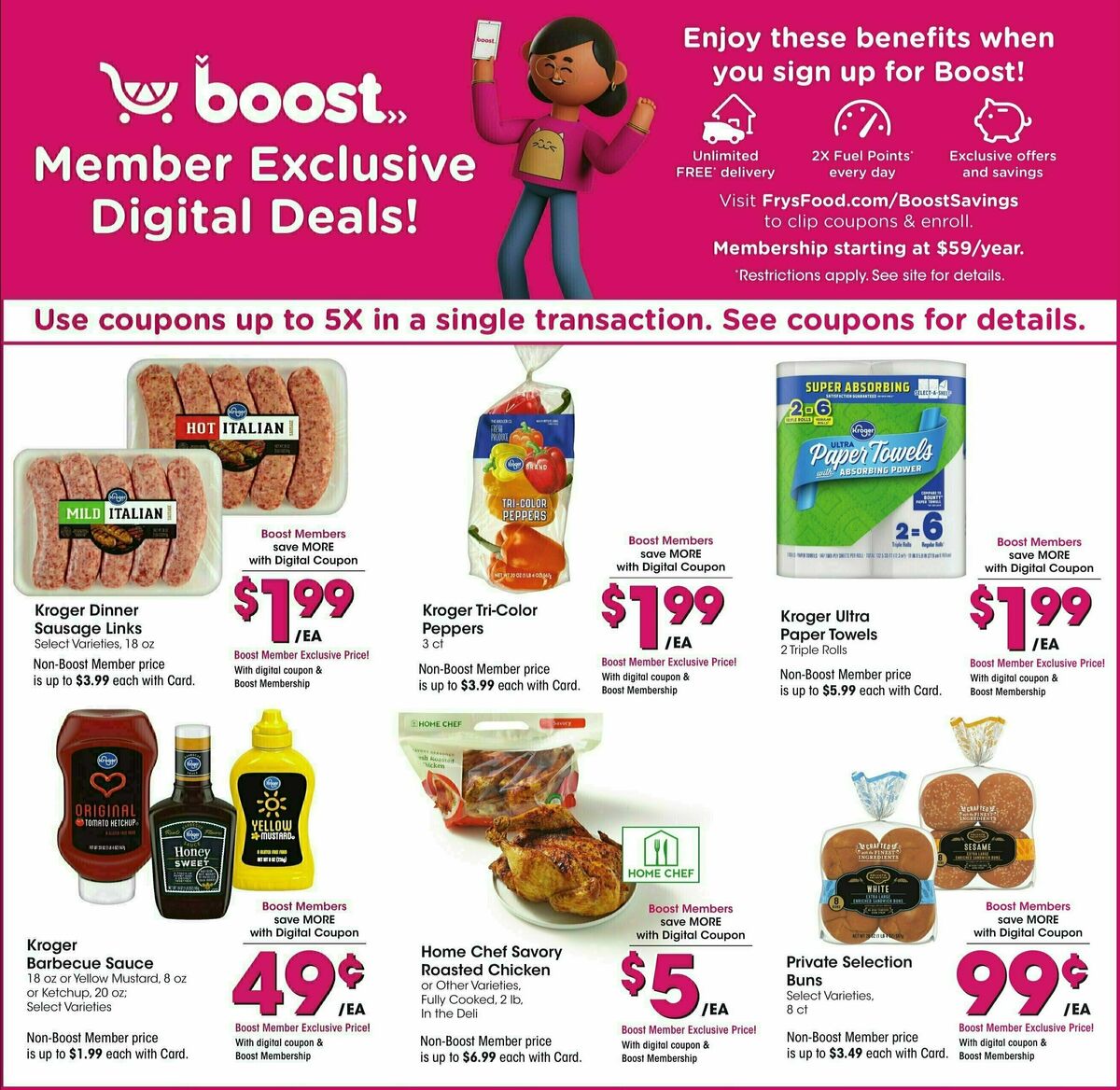 Fry's Food Weekly Ad from October 30