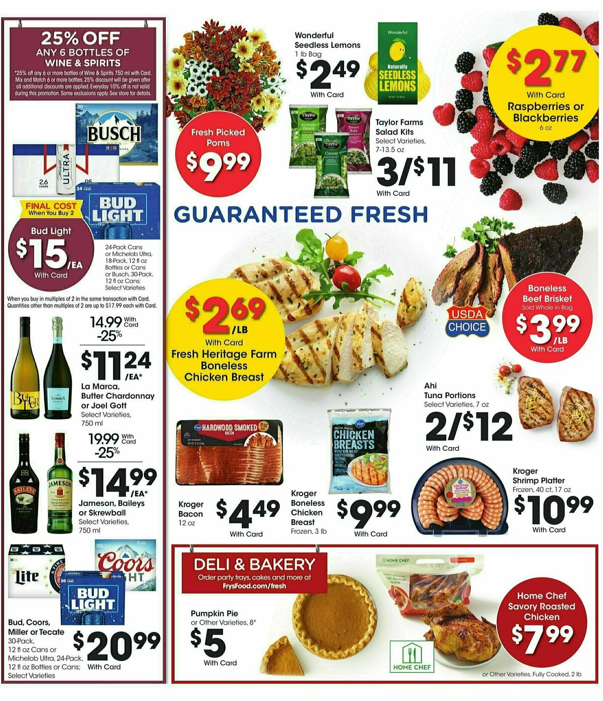 Fry's Food Weekly Ad from November 13