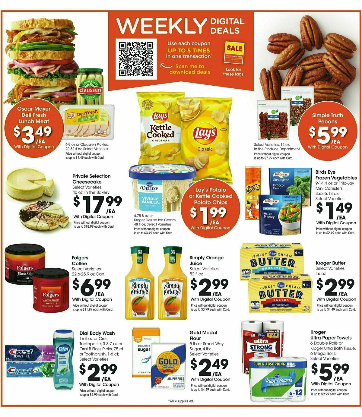 Fry's Food Weekly Ad from November 20