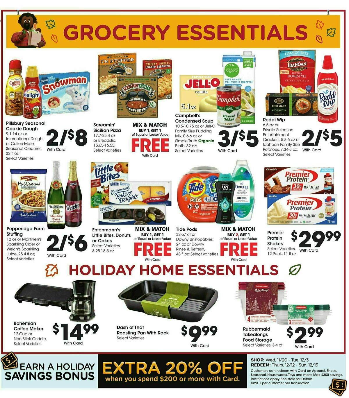 Fry's Food Weekly Ad from November 20