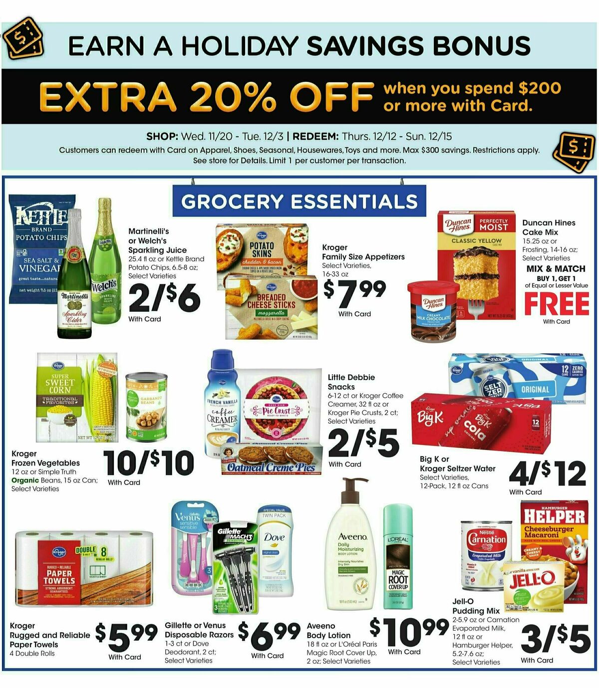 Fry's Food Weekly Ad from November 29