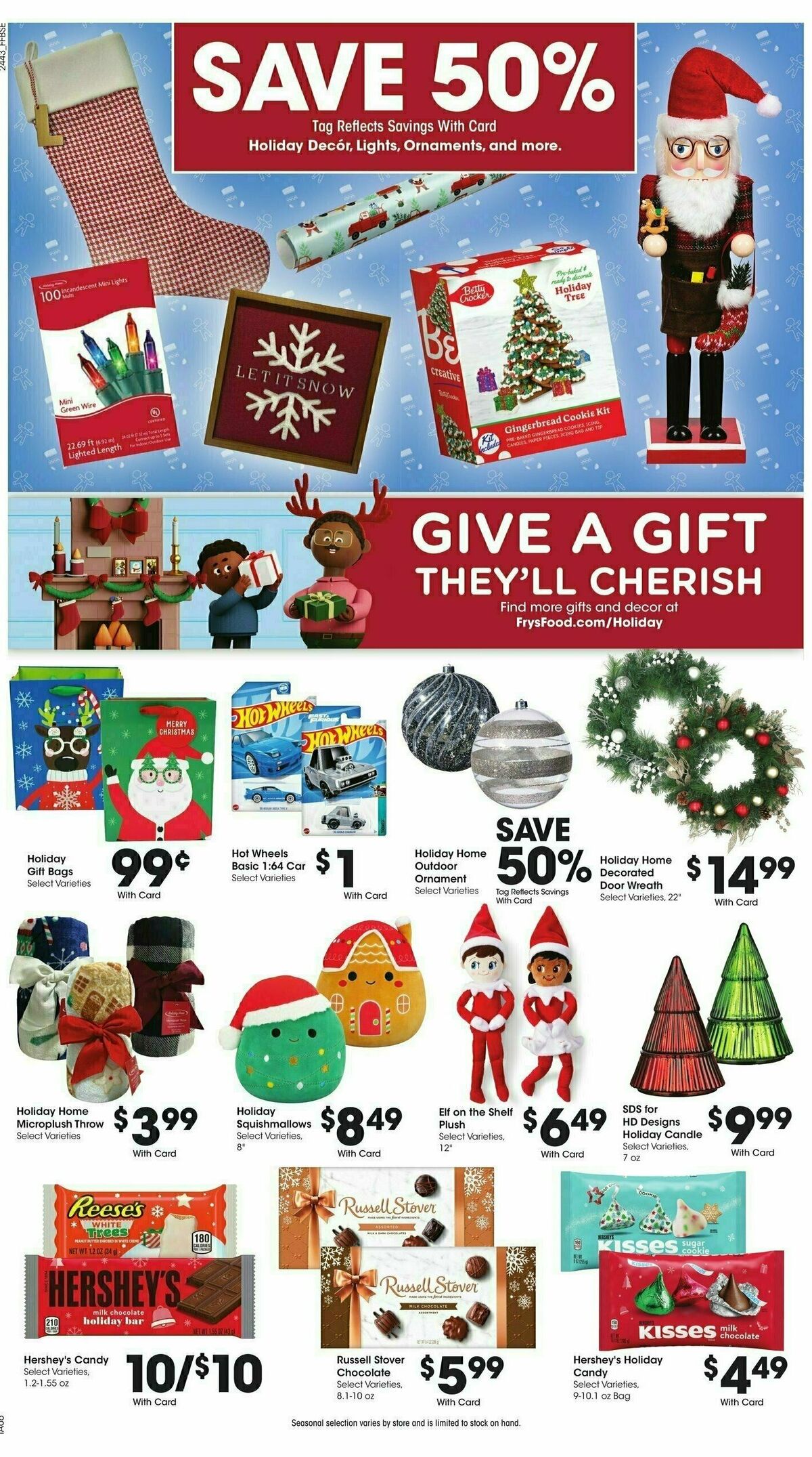 Fry's Food Weekly Ad from November 29