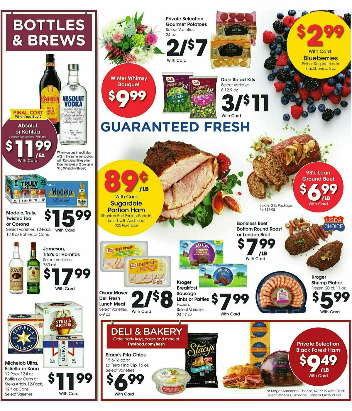 Fry's Food Weekly Ad from December 4