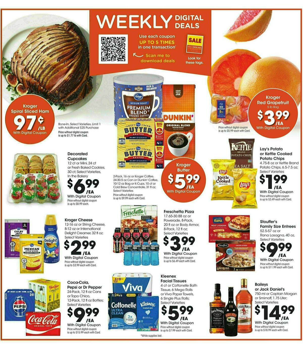 Fry's Food Weekly Ad from December 4