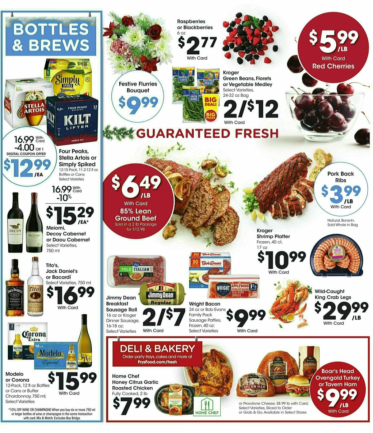 Fry's Food Weekly Ad from December 18