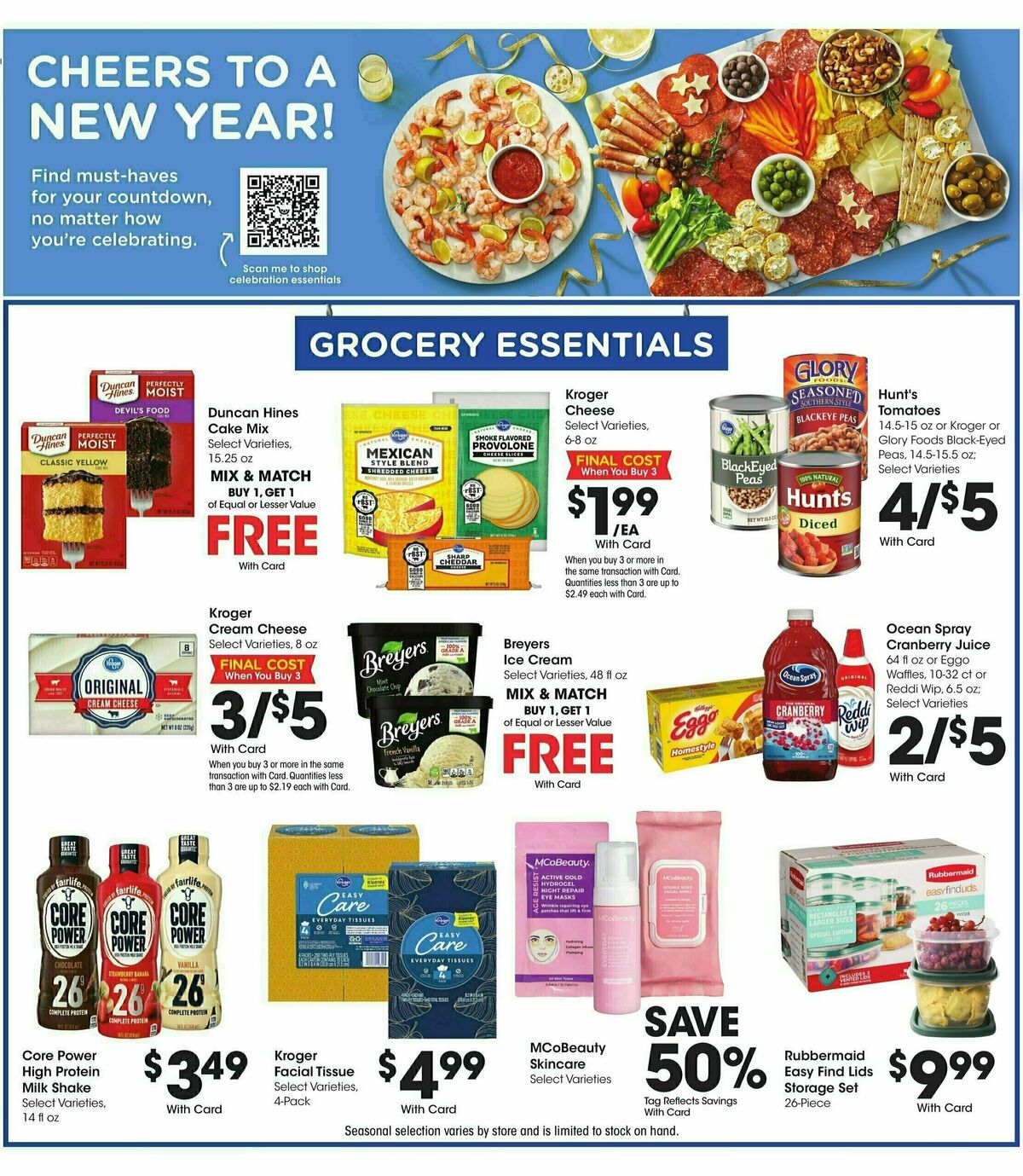 Fry's Food Weekly Ad from December 26