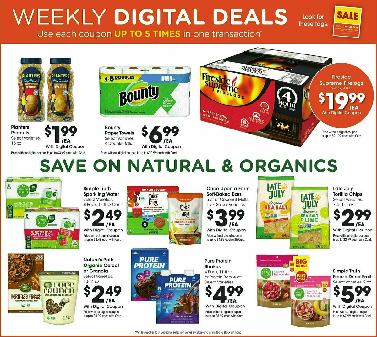 Fry's Food Weekly Ad from January 2