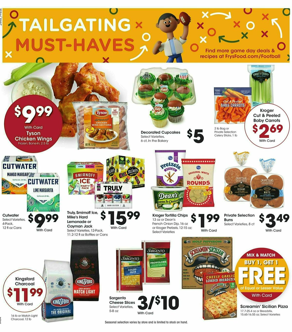 Fry's Food Weekly Ad from January 2