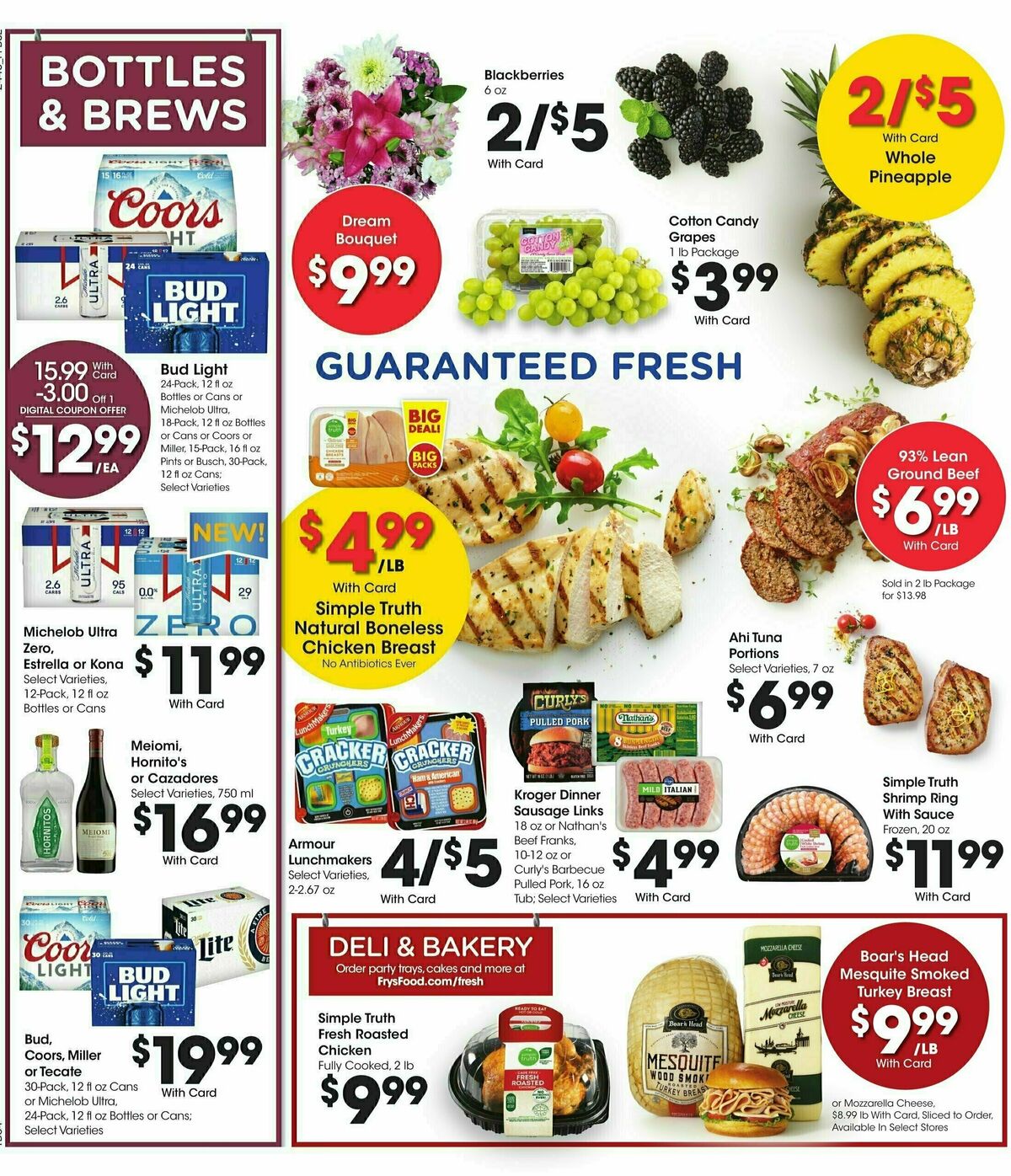 Fry's Food Weekly Ad from January 2