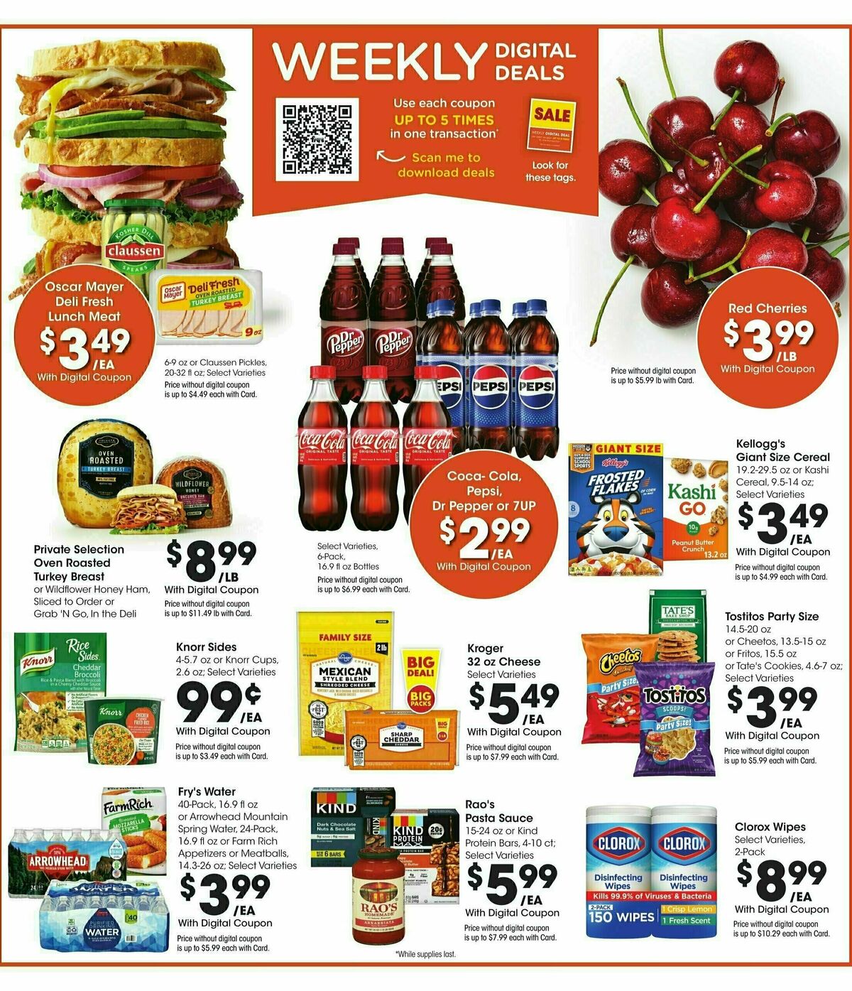 Fry's Food Weekly Ad from January 8