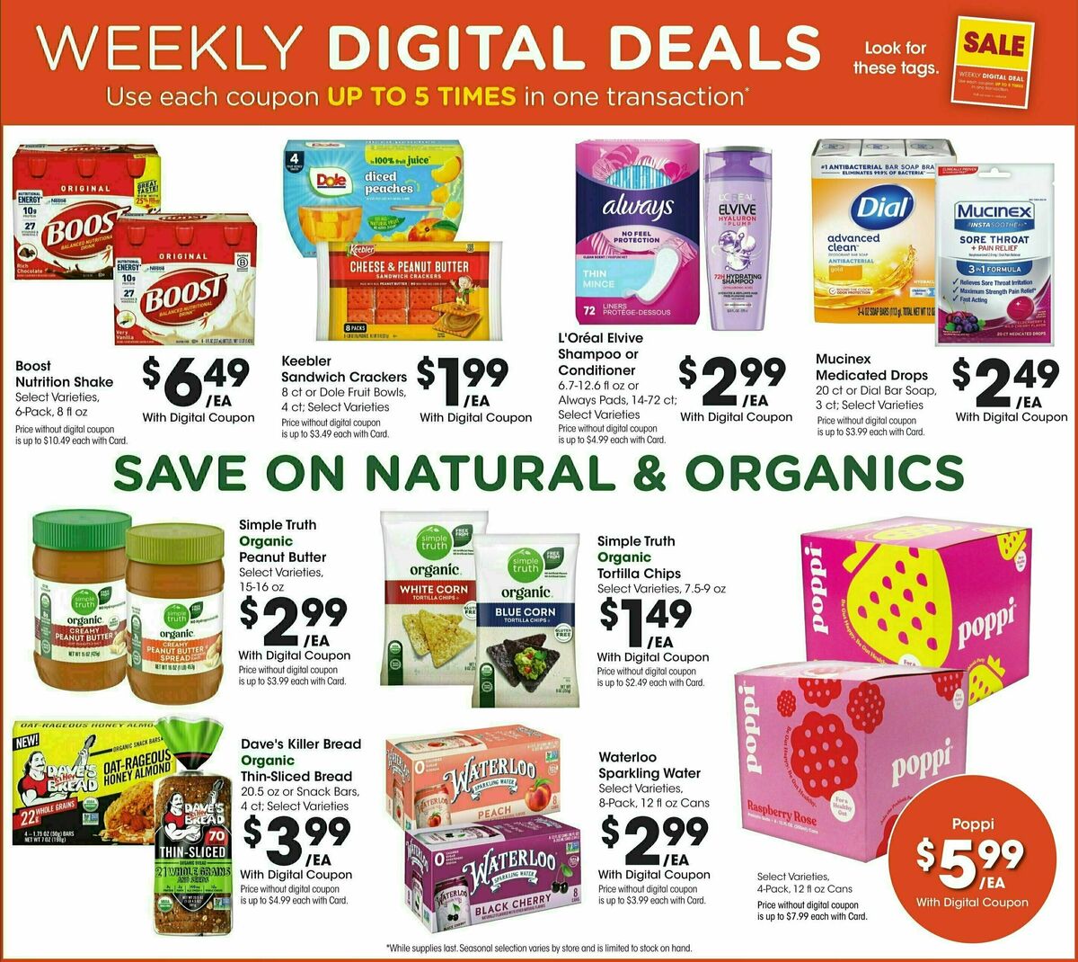 Fry's Food Weekly Ad from January 8