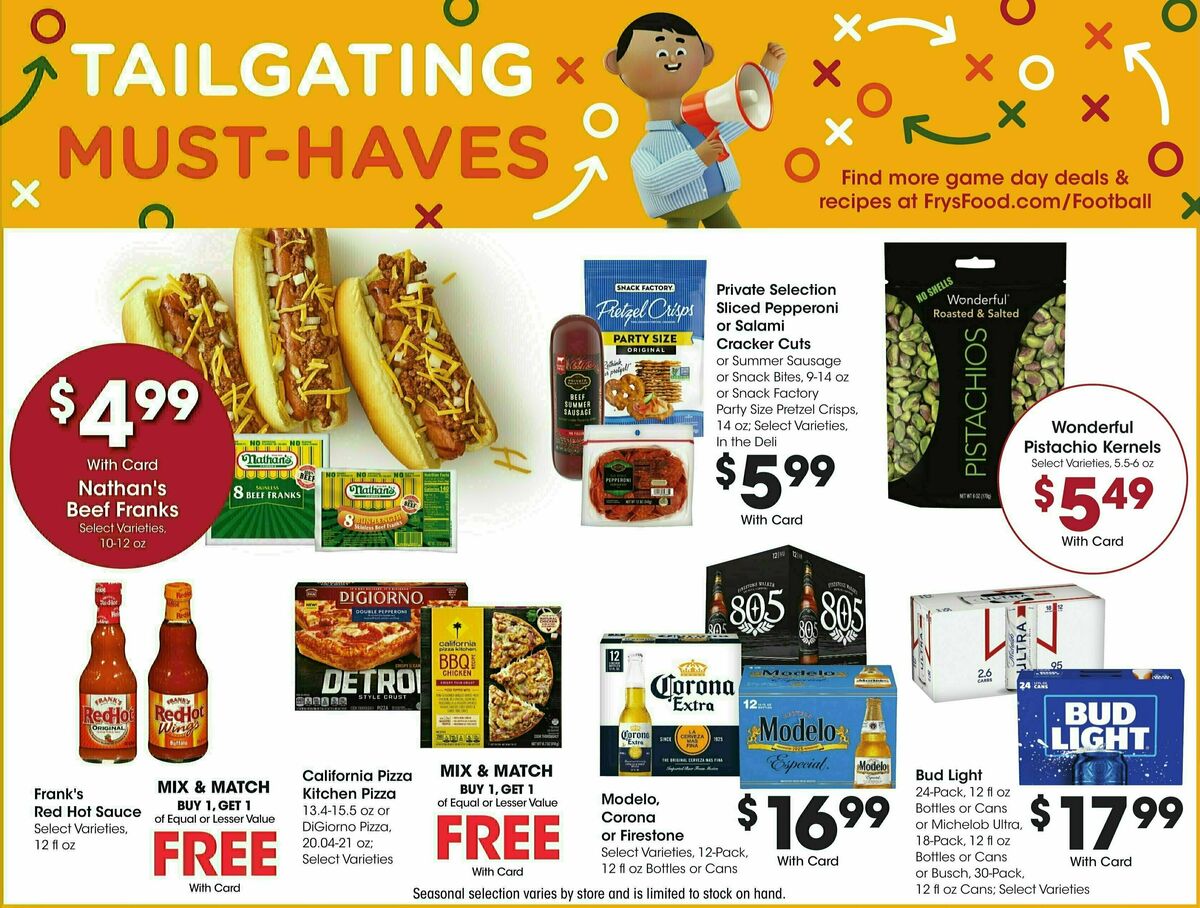 Fry's Food Weekly Ad from January 8