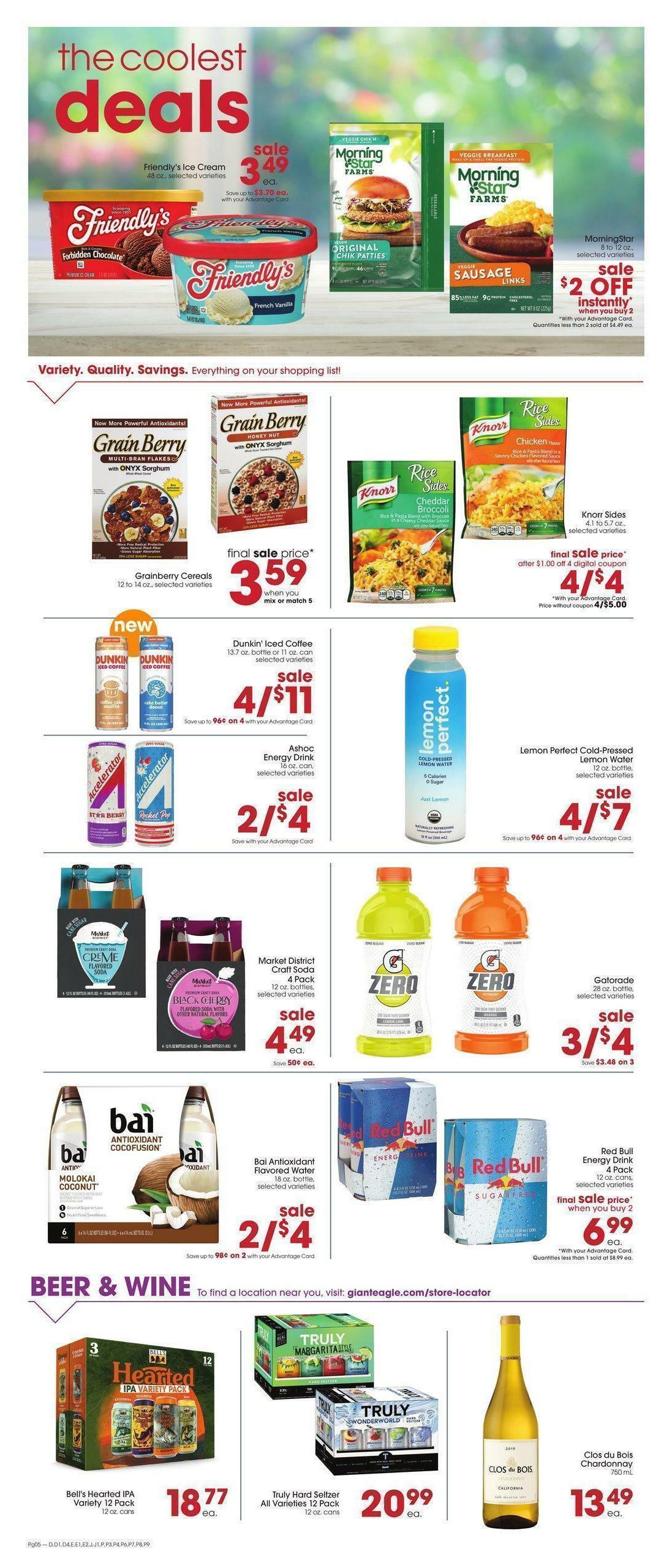 Giant Eagle Weekly Ad from April 20