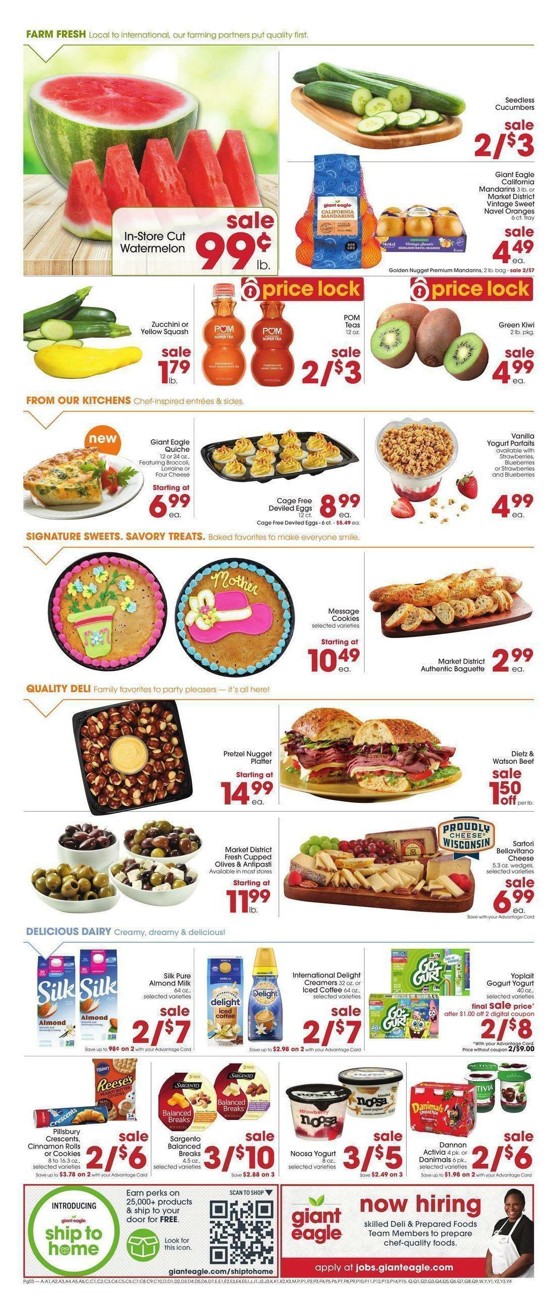 Giant Eagle Weekly Ad from May 11