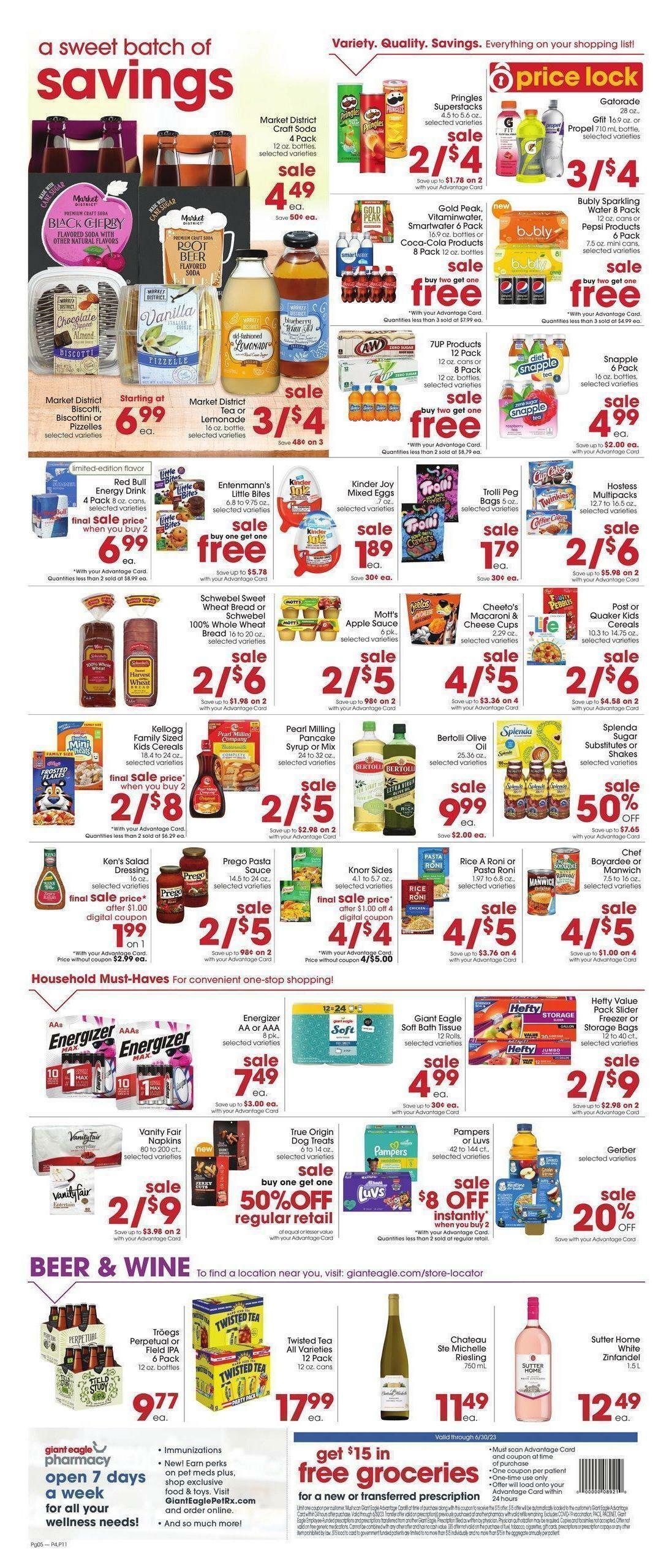 Giant Eagle Weekly Ad from May 11