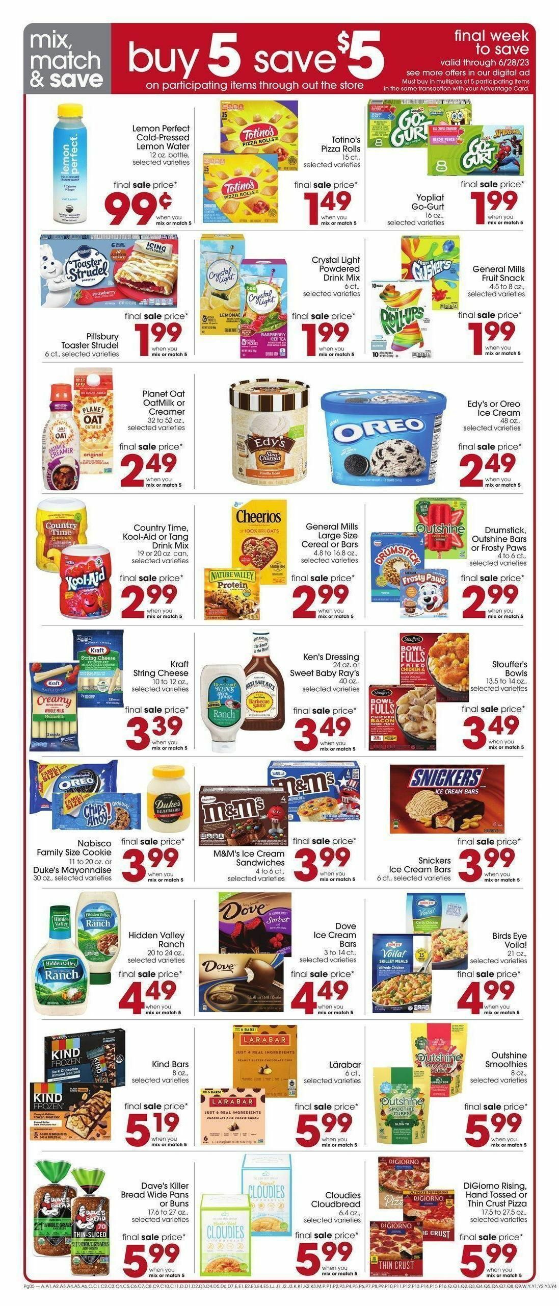 Giant Eagle Weekly Ad from June 22