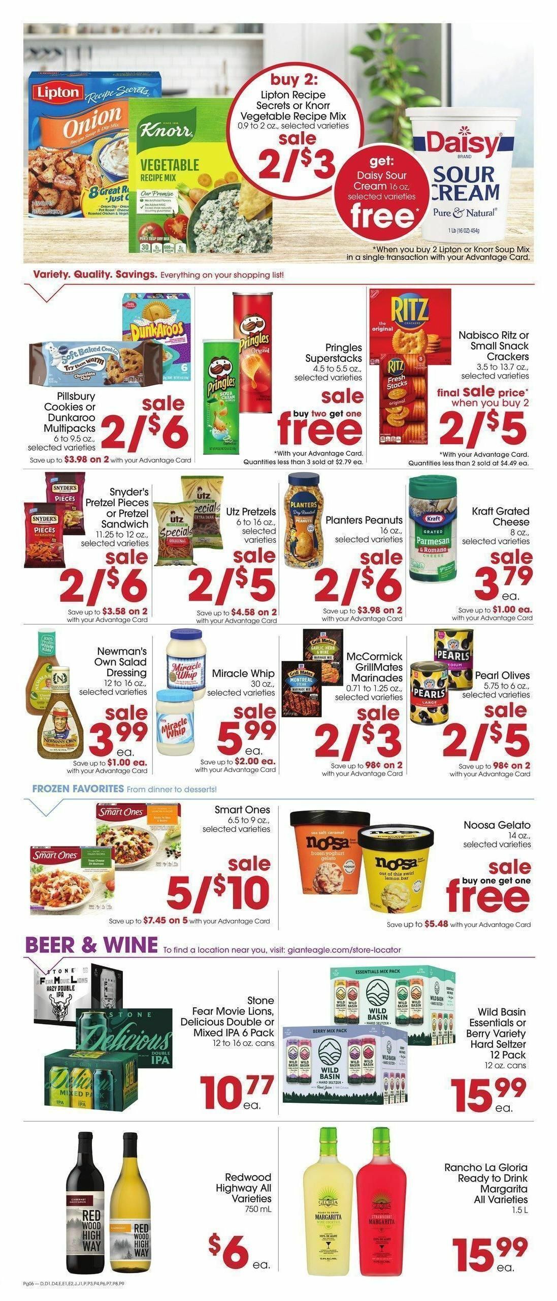 Giant Eagle Weekly Ad from June 22