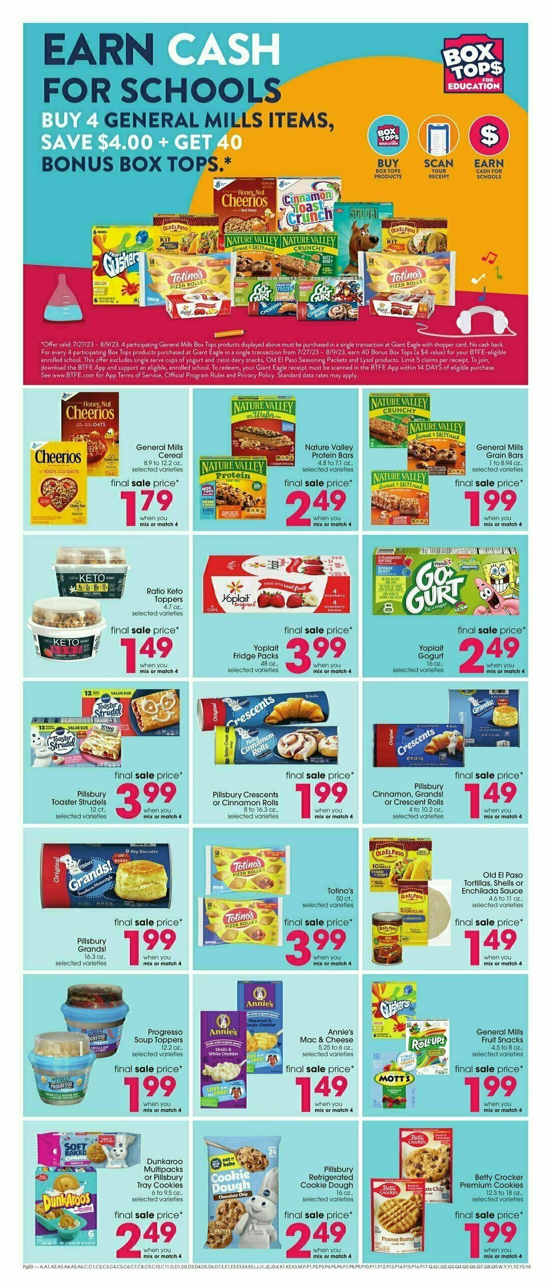 Giant Eagle Weekly Ad from July 27