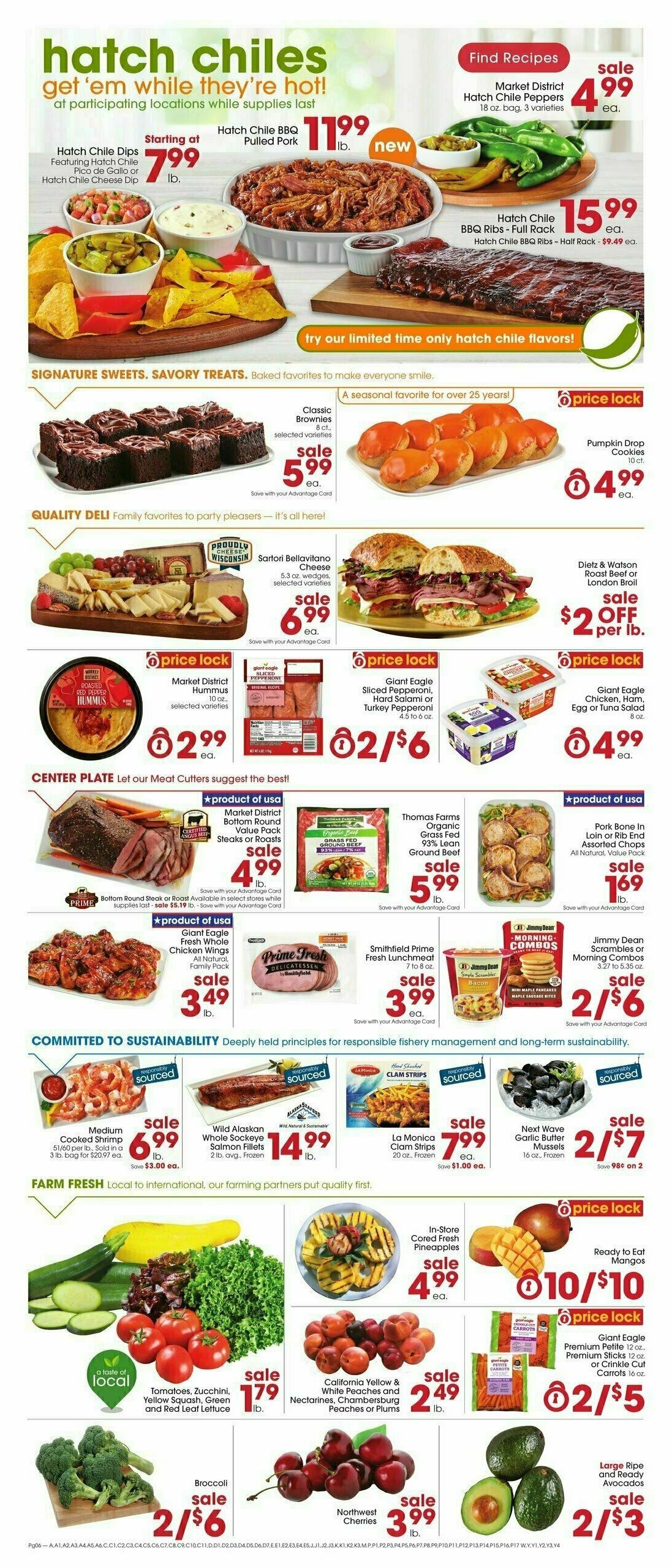 Giant Eagle Weekly Ad from August 17