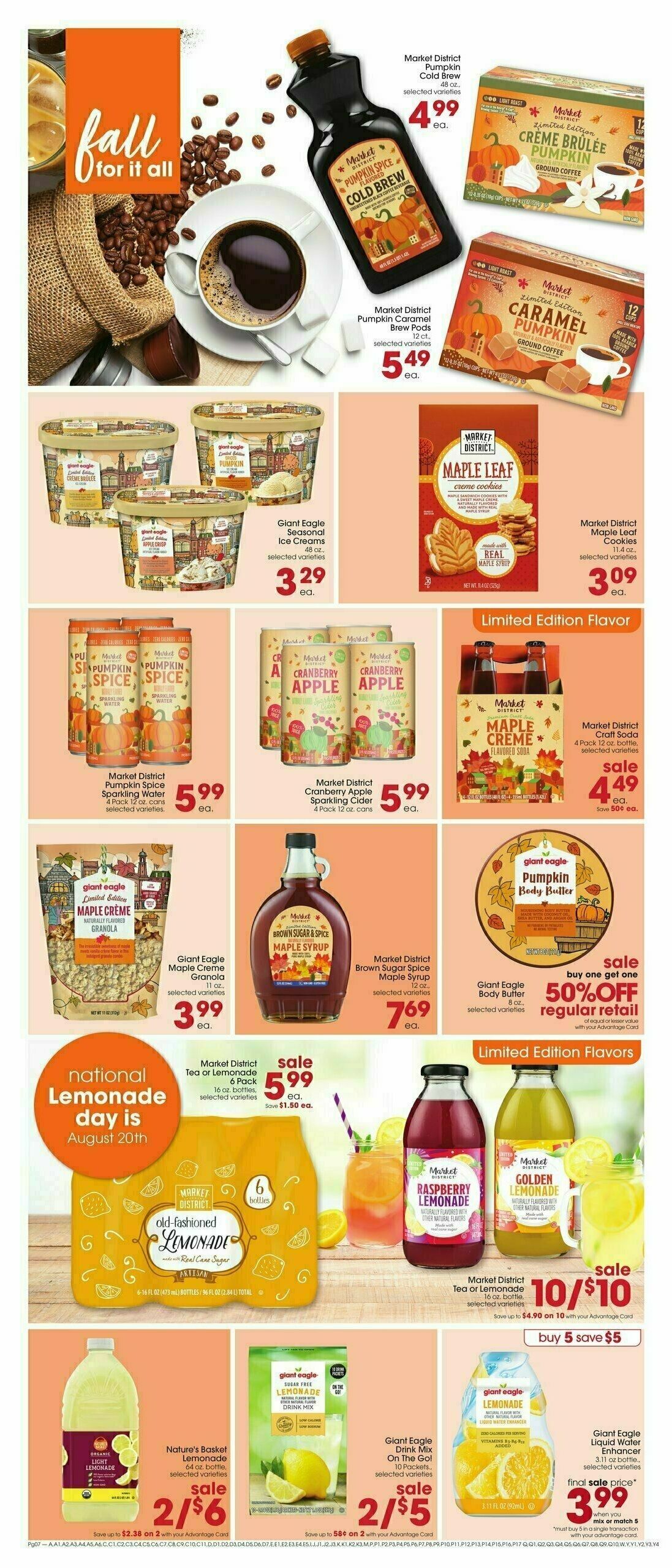 Giant Eagle Weekly Ad from August 17