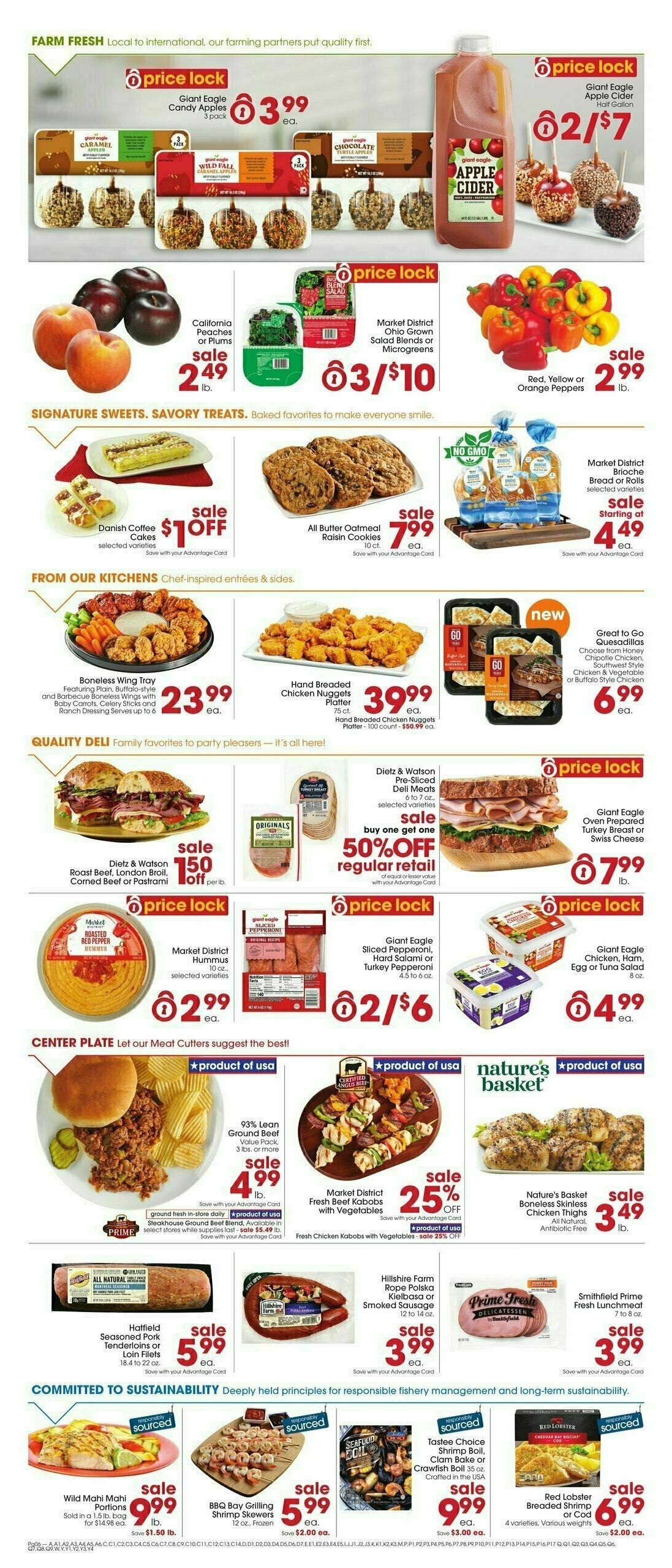 Giant Eagle Weekly Ad from September 14