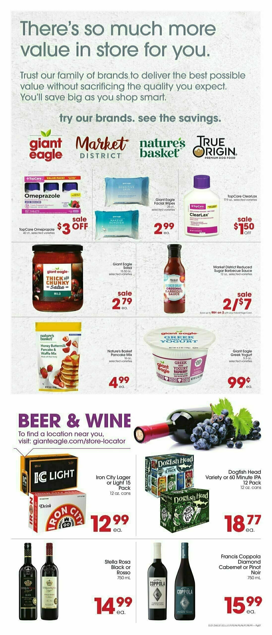 Giant Eagle Weekly Ad from September 14