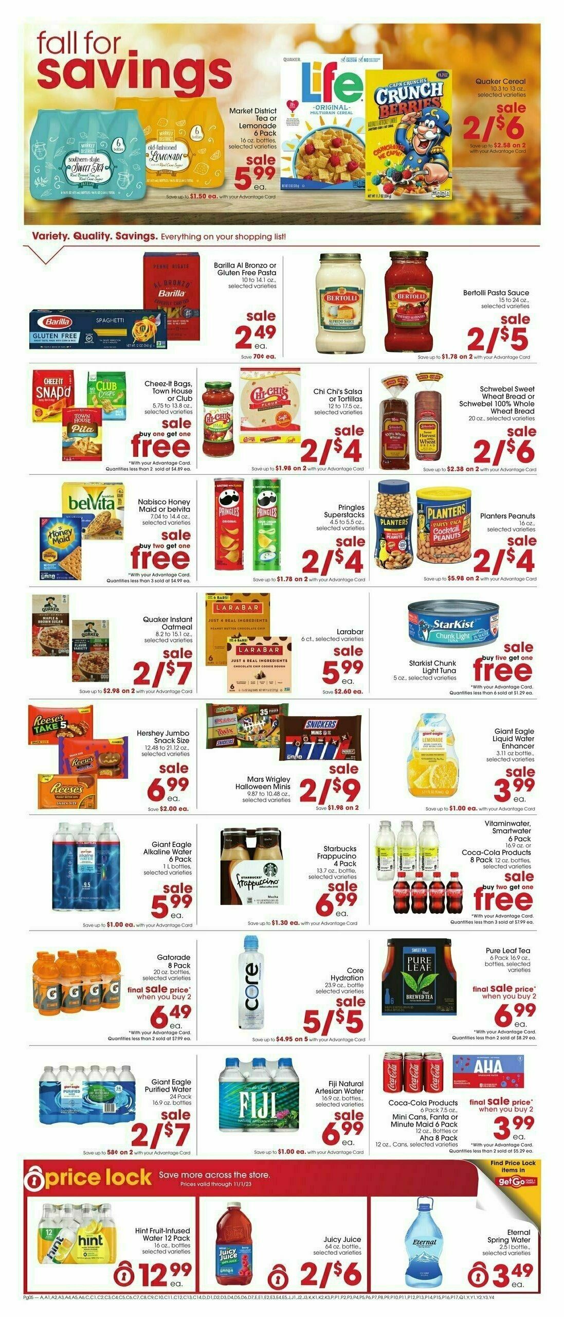 Giant Eagle Weekly Ad from September 21