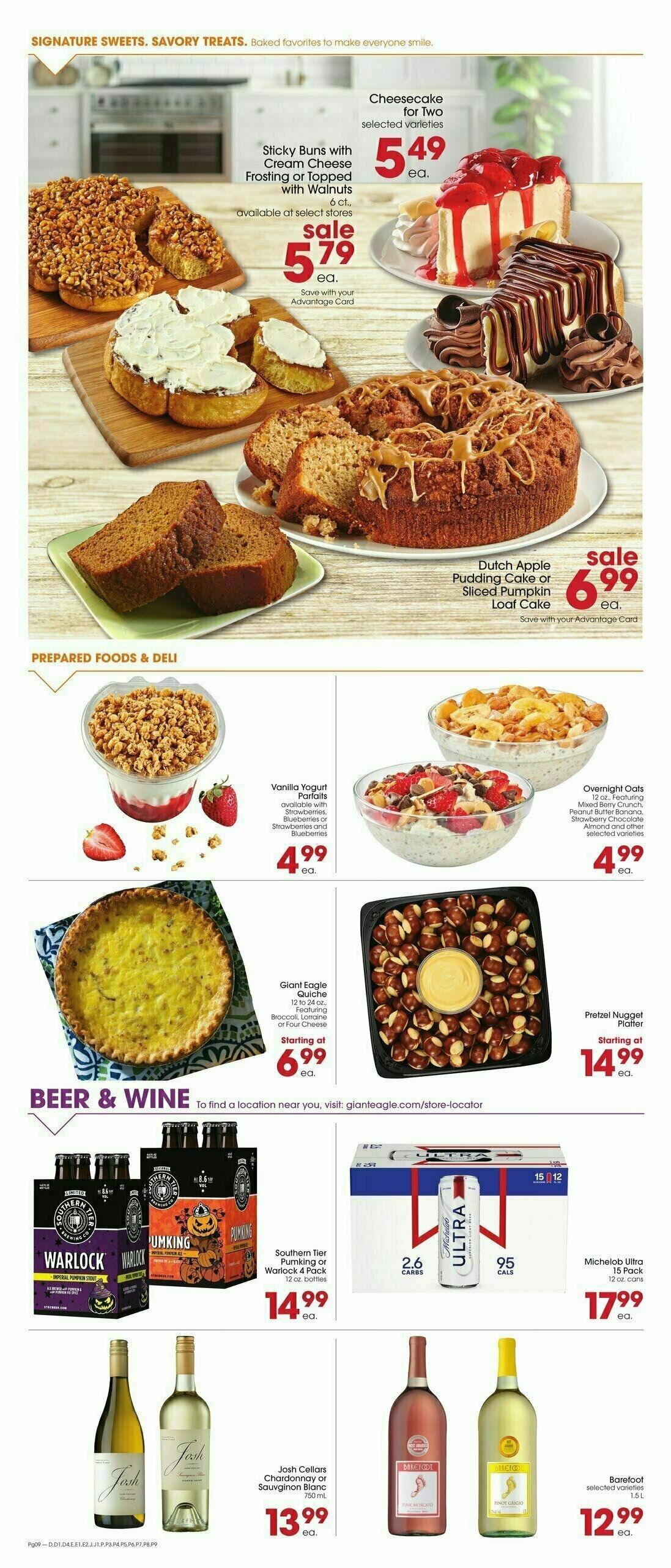 Giant Eagle Weekly Ad from September 21