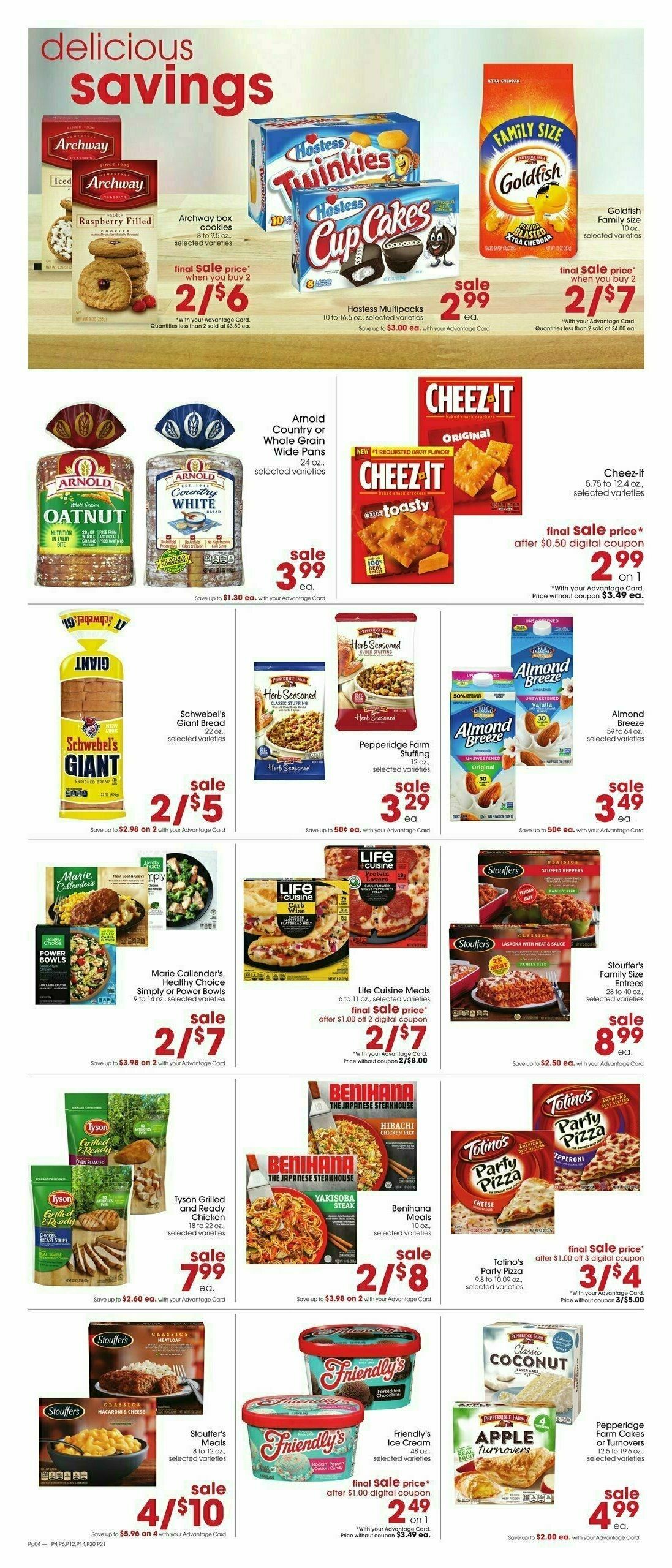 Giant Eagle Weekly Ad from October 12