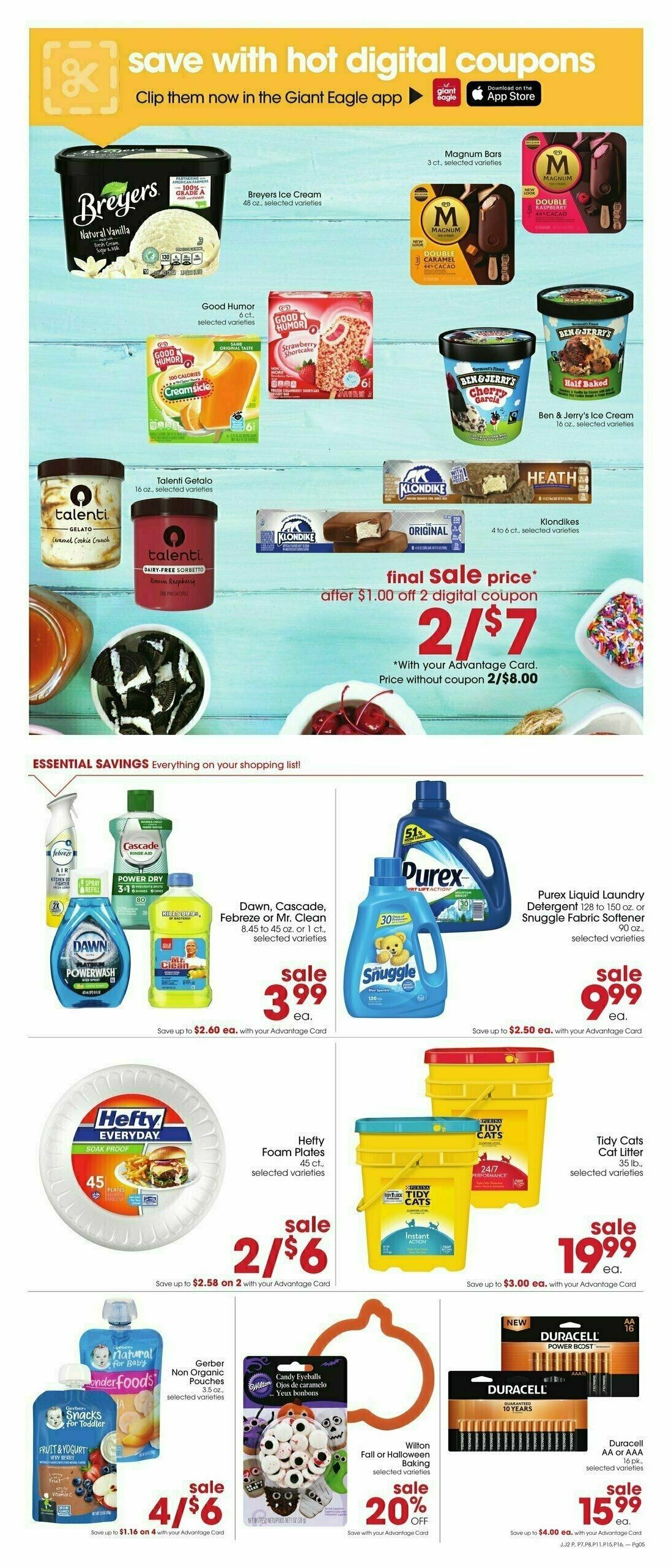 Giant Eagle Weekly Ad from October 19