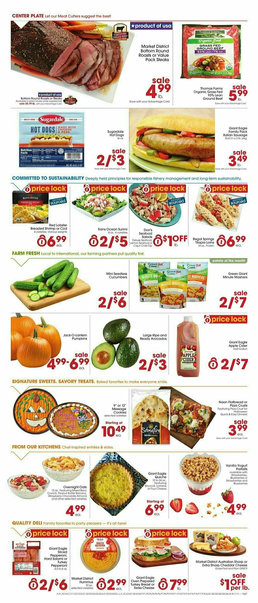 Giant Eagle Weekly Ad from October 19