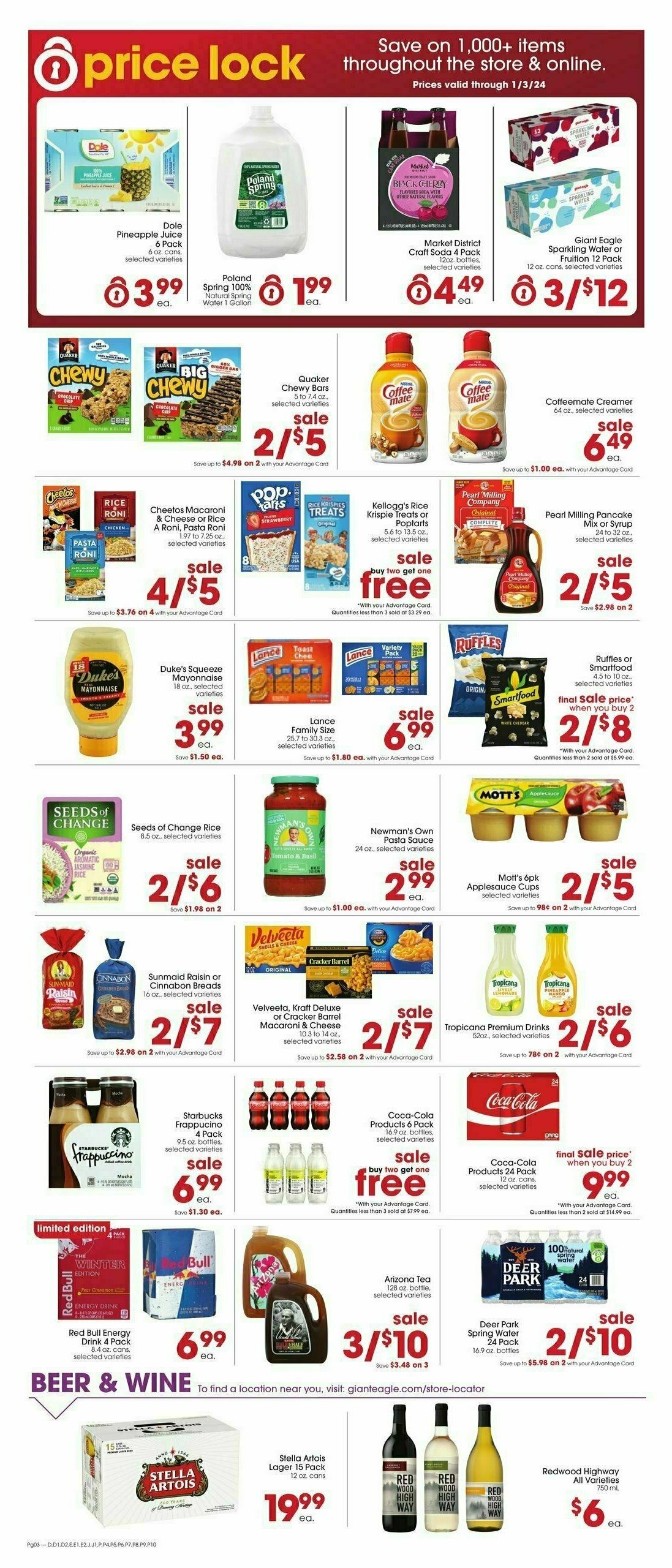 Giant Eagle Weekly Ad from November 23