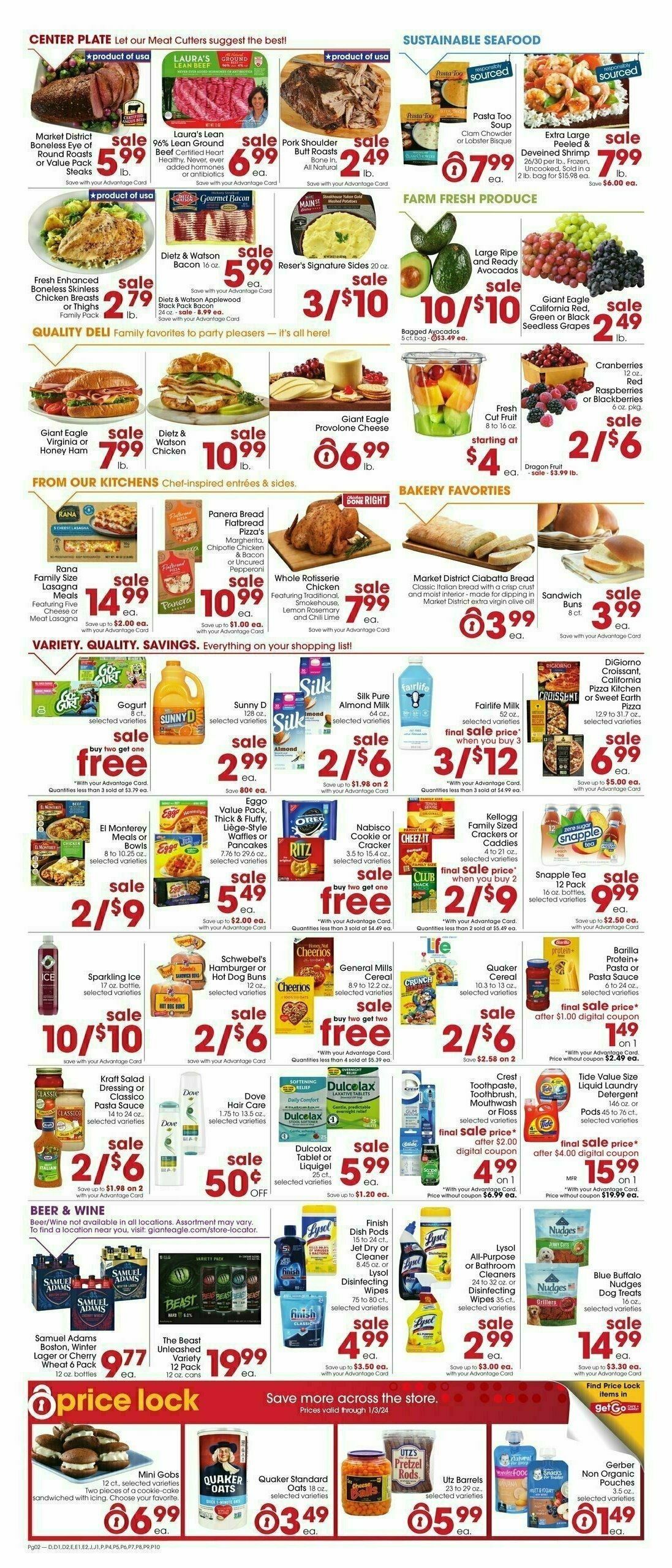 Giant Eagle Weekly Ad from November 24