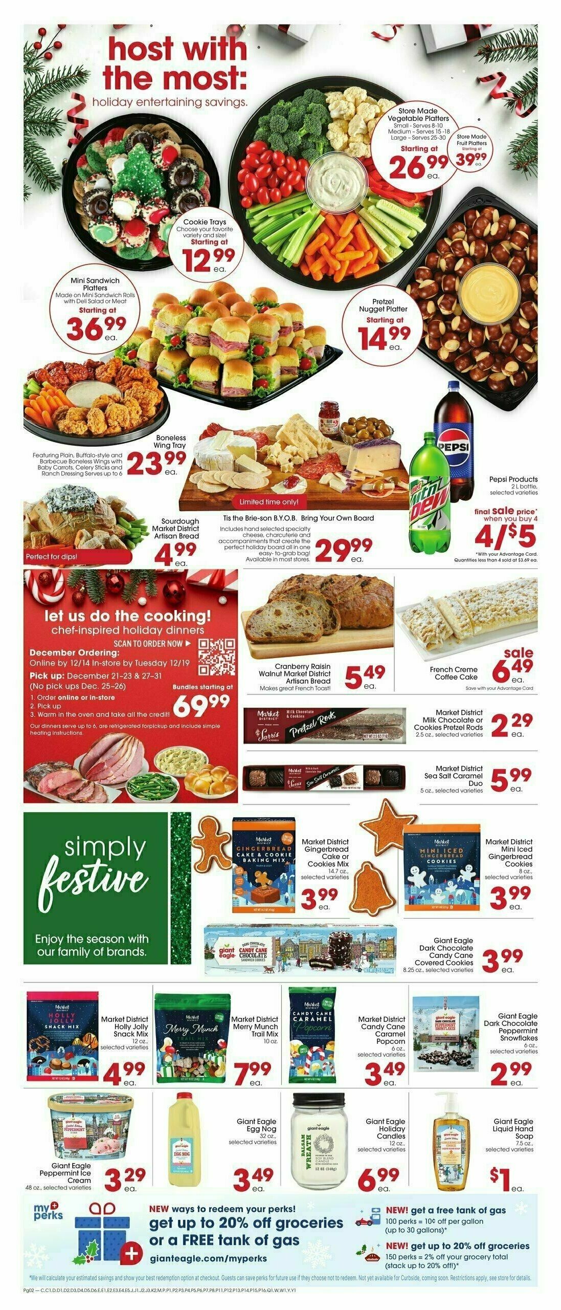 Giant Eagle Weekly Ad from November 30