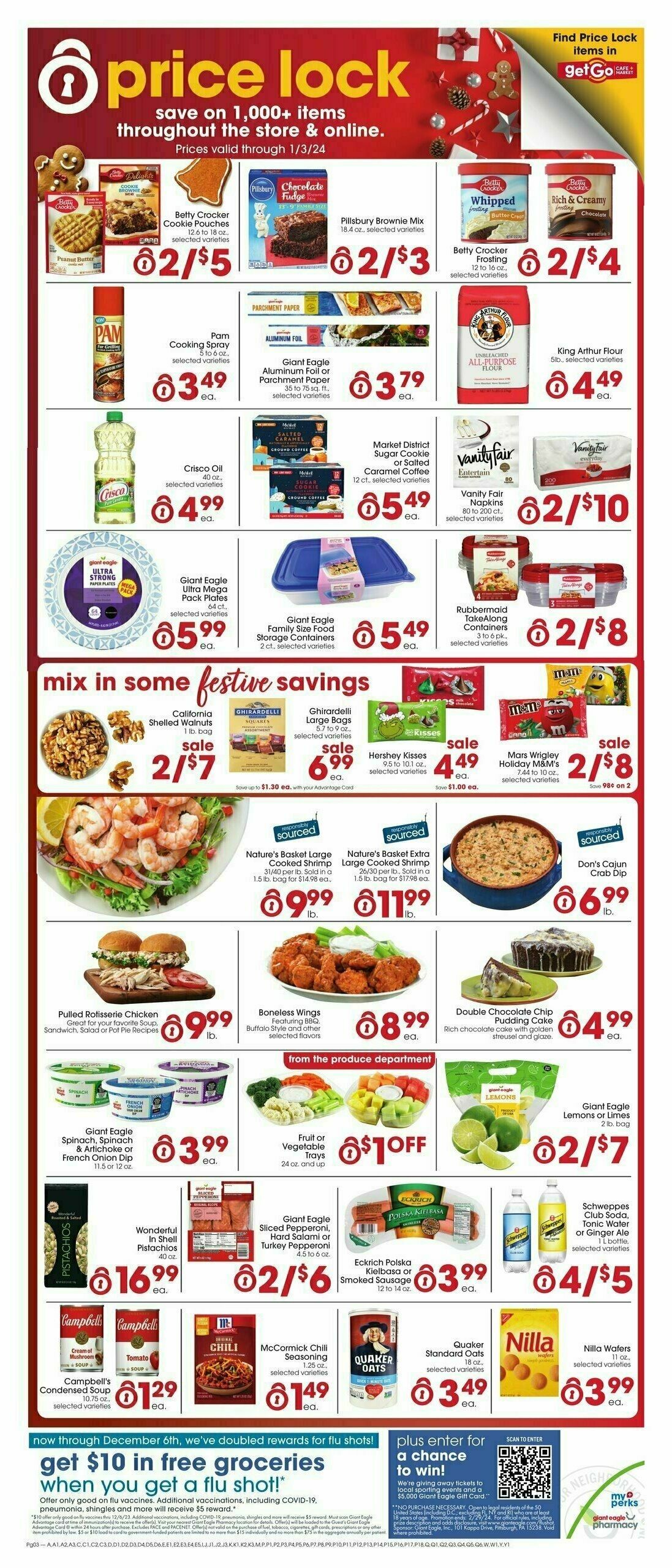 Giant Eagle Weekly Ad from November 30