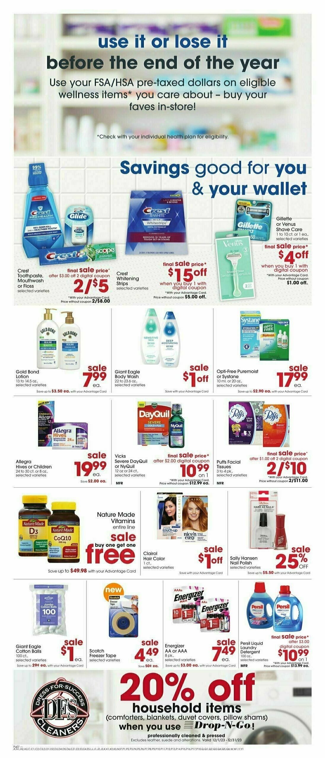 Giant Eagle Weekly Ad from November 30